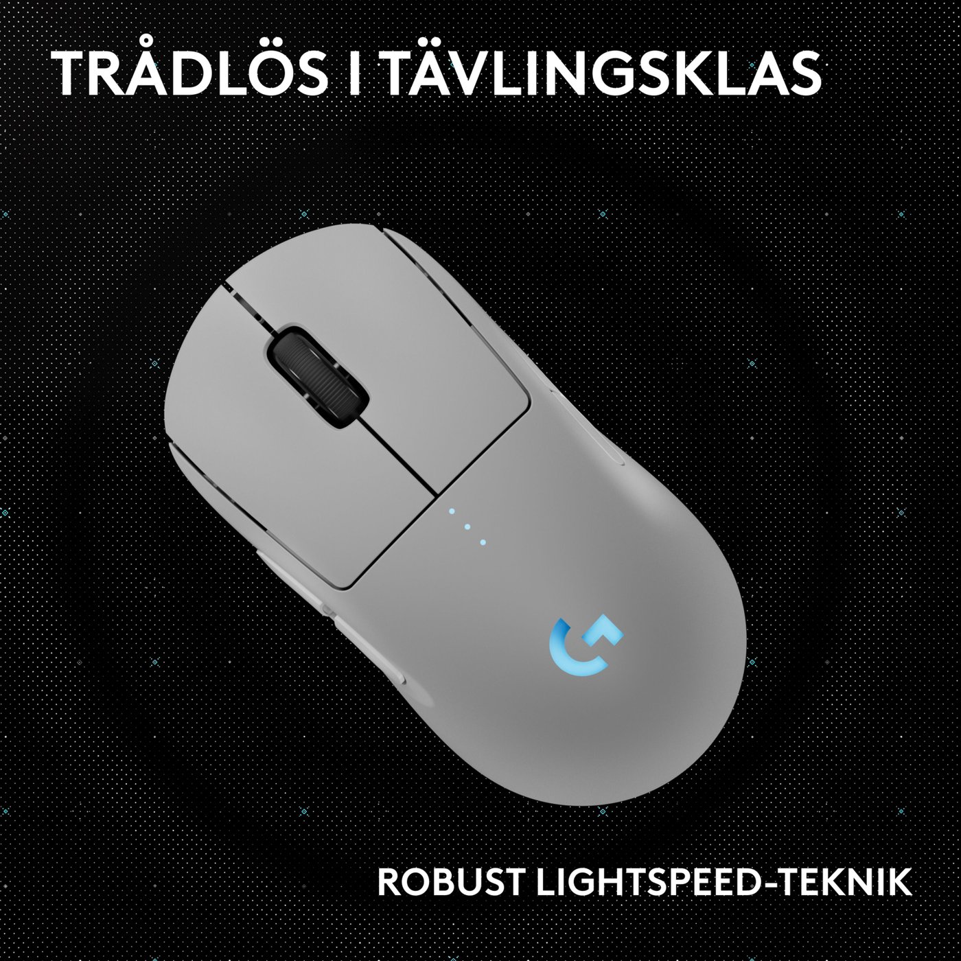 Logitech G Pro 2 Trådlös gaming-mus för proffs Vit