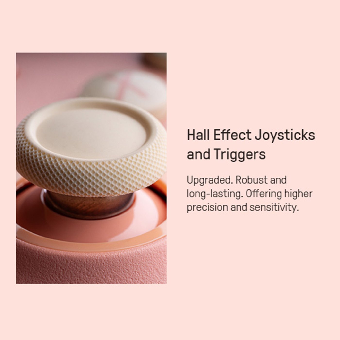 8Bitdo Ultimate 2C Trådlös handkontroll med Hall Effect Peach