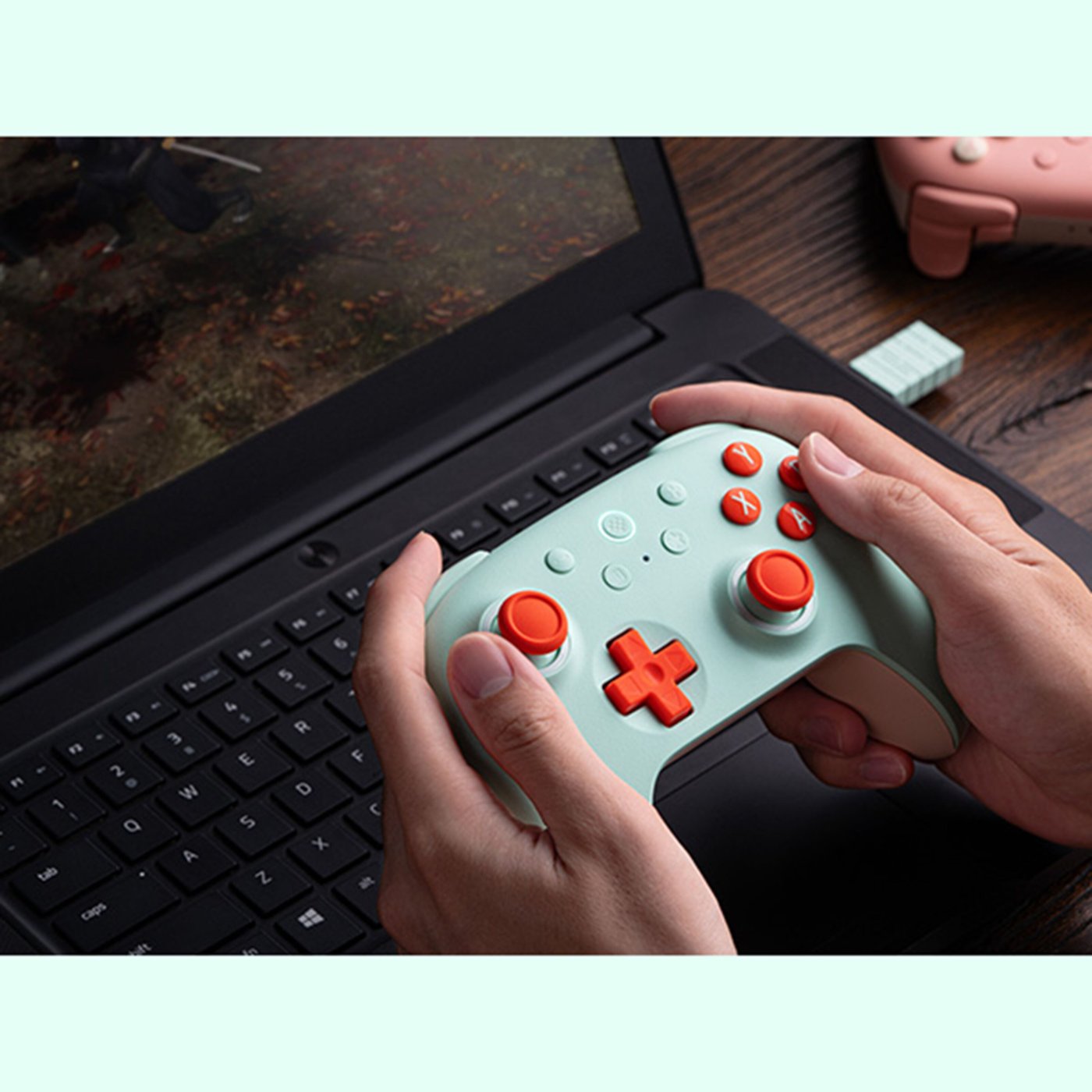 8Bitdo Ultimate 2C Trådløs håndkontroller med Hall Effect Mint
