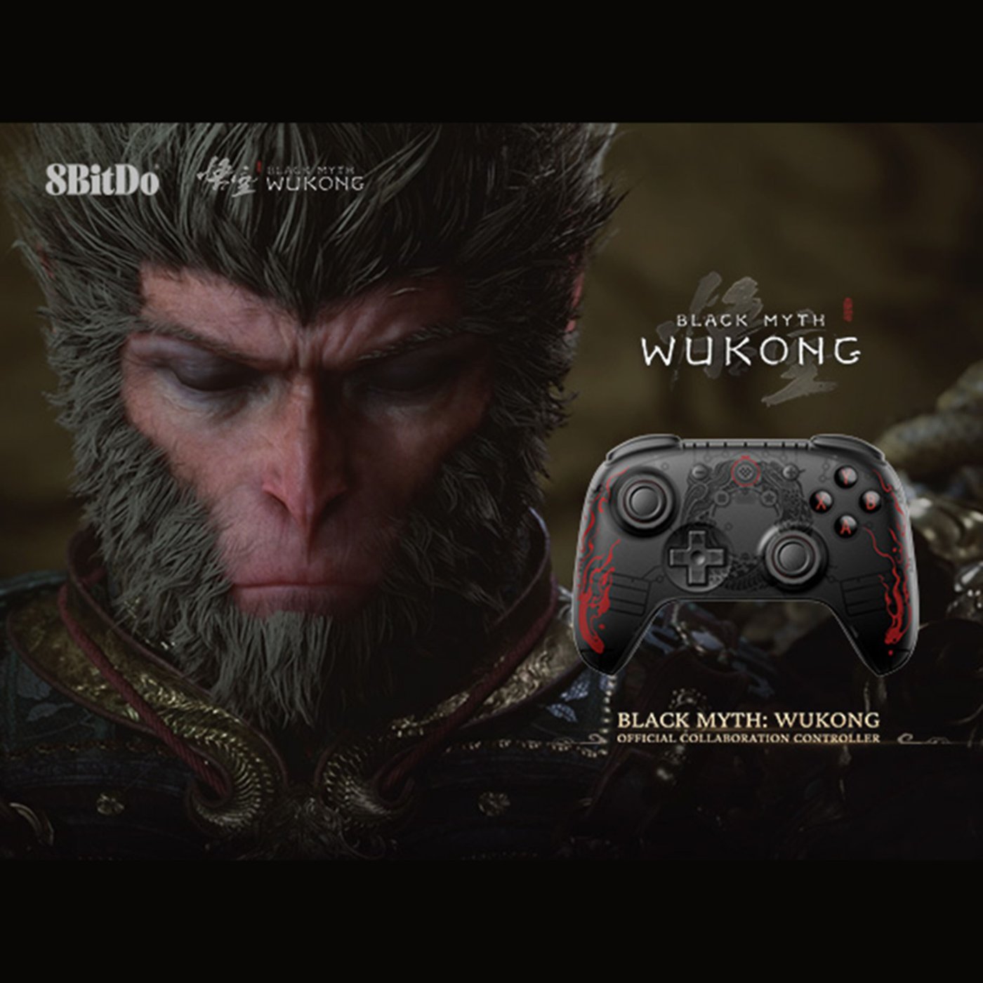 8Bitdo Ultimate 2C Trådløs håndkontroller med Hall Effect Svart