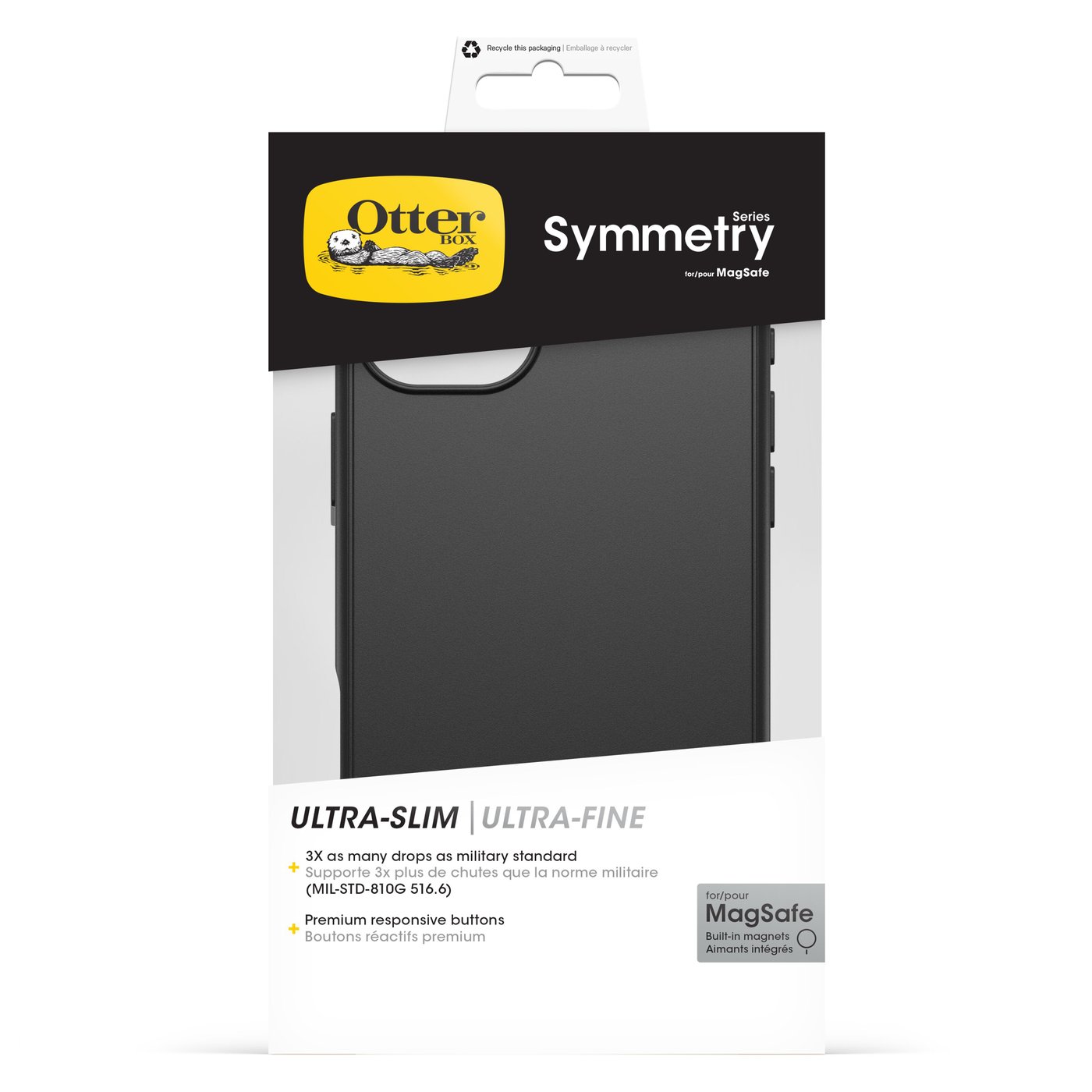 Otterbox Symmetry Magsafe för iPhone 16 Plus Svart