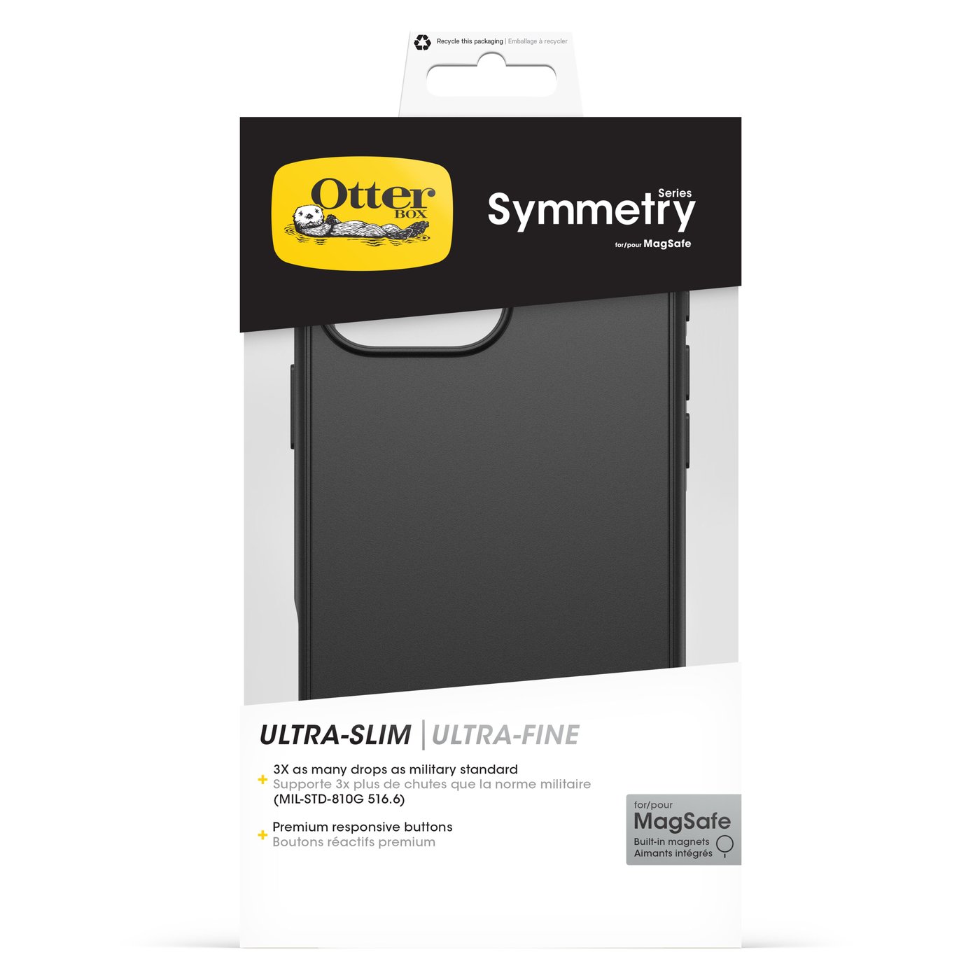Otterbox Symmetry Magsafe för iPhone 16 Pro Max Svart