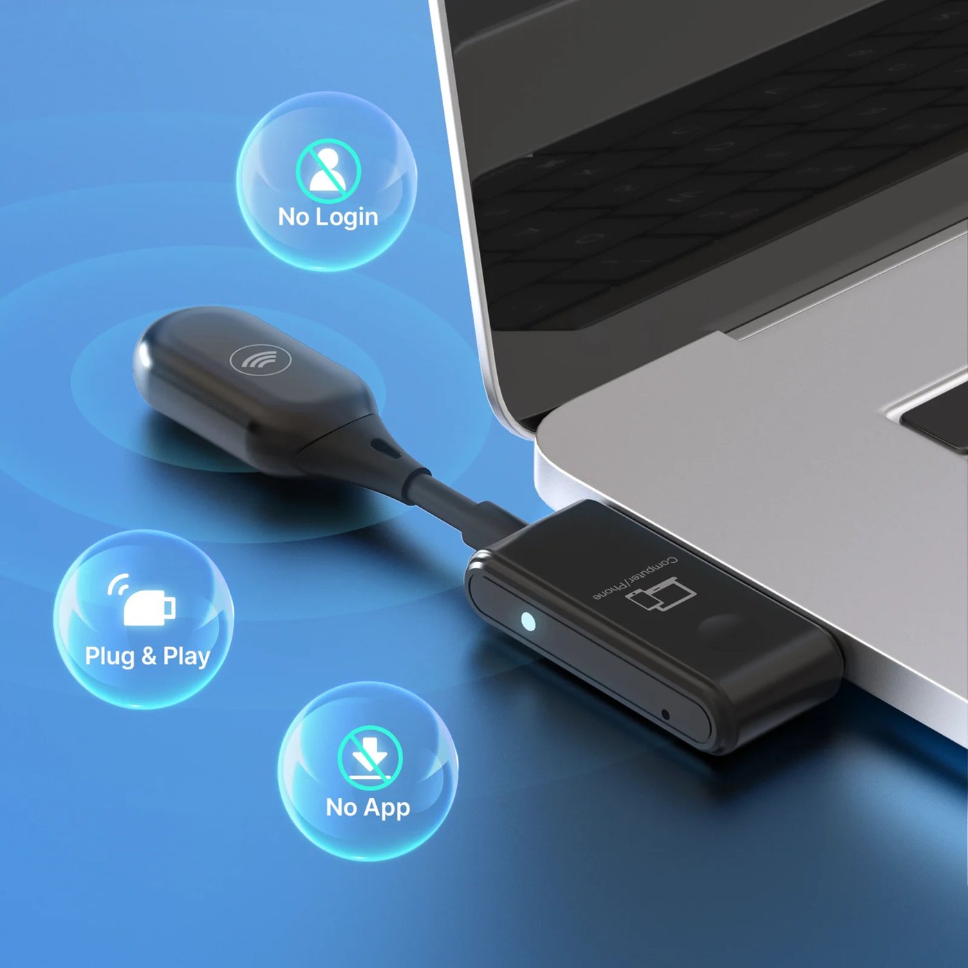 MiniX Neo C1 USB-C till HDMI trådlös displaydongel