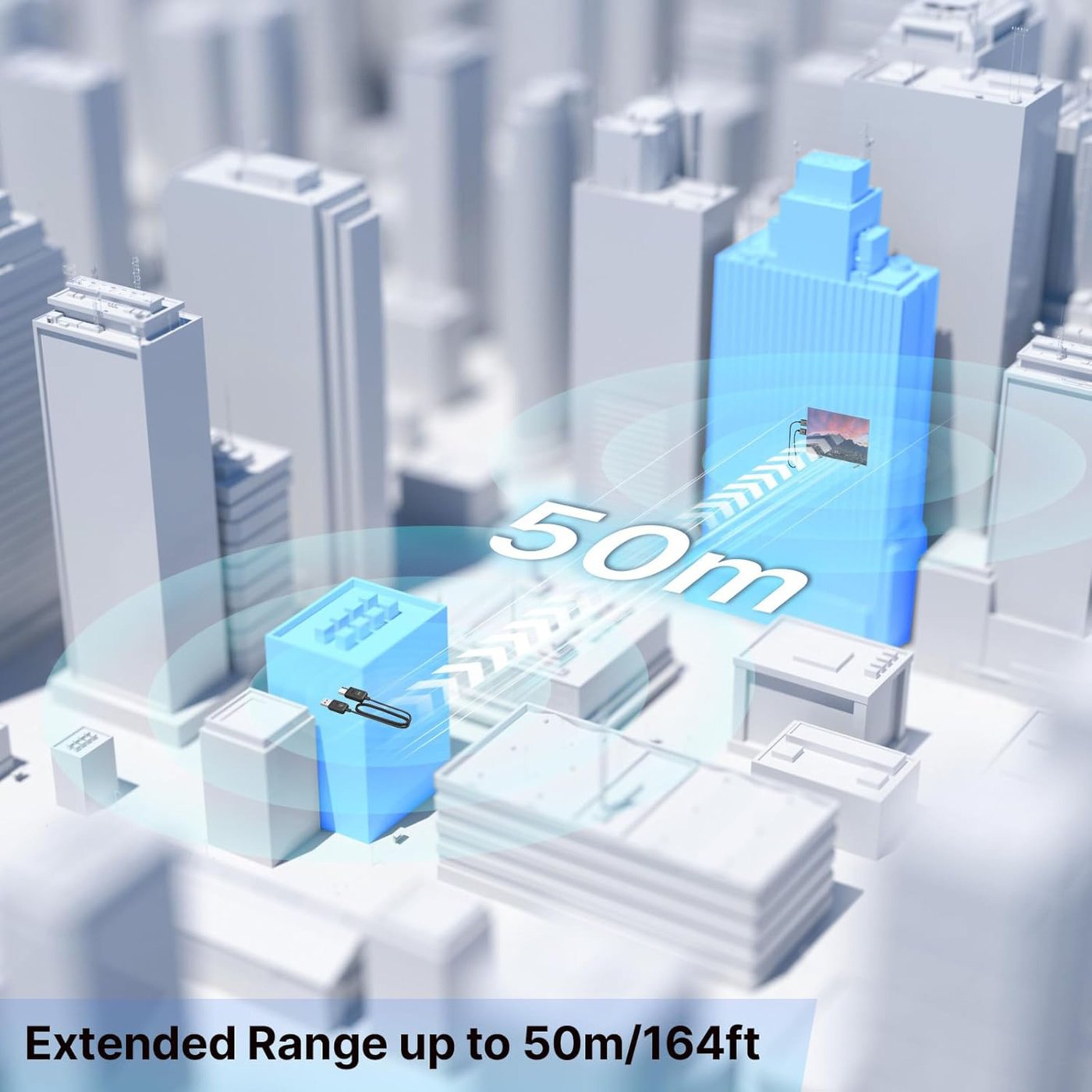 MiniX Neo H1 HDMI til HDMI trådløs displaydongel
