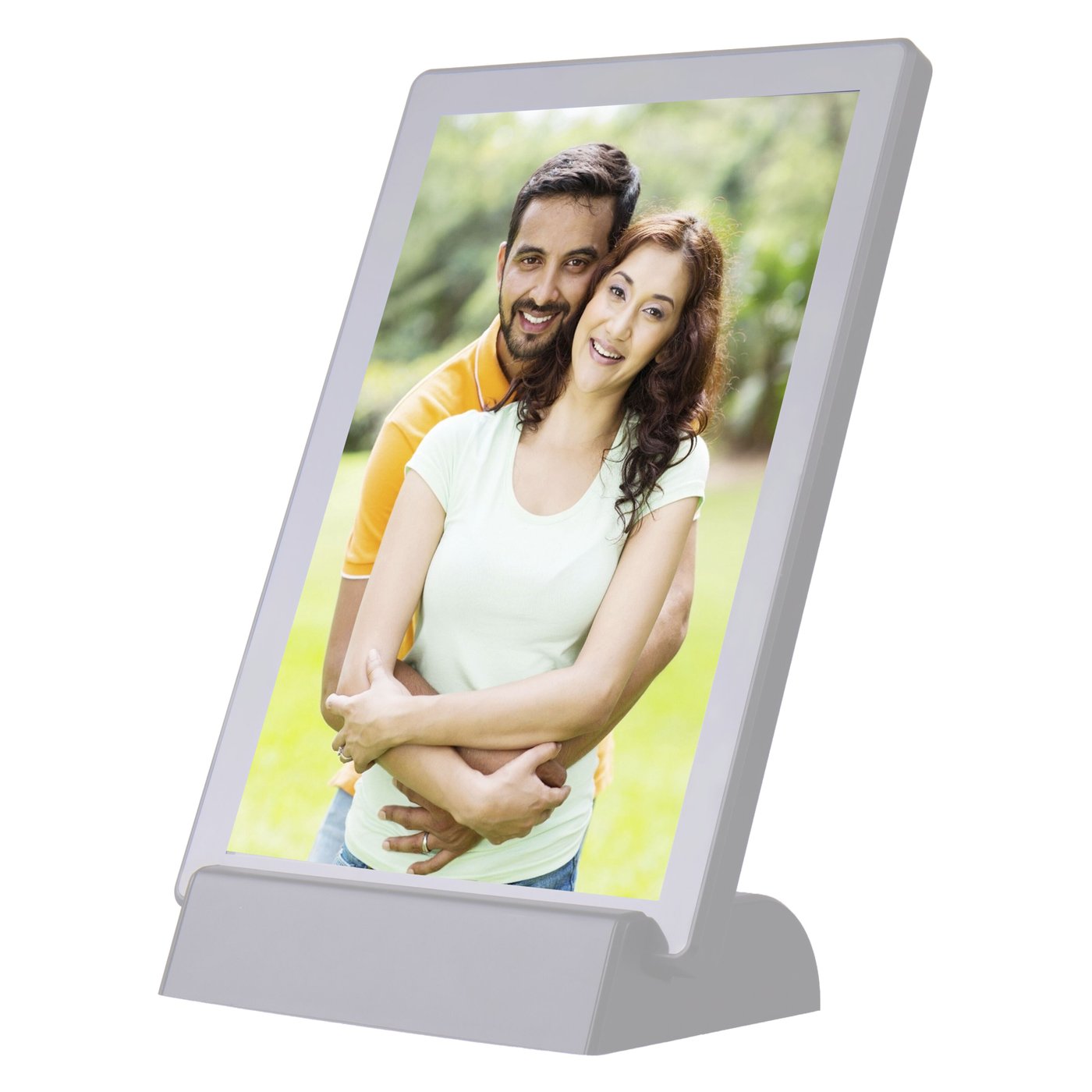 Denver Frameo Digital wifi-fotoramme 10,1" med ladestativ Hvit