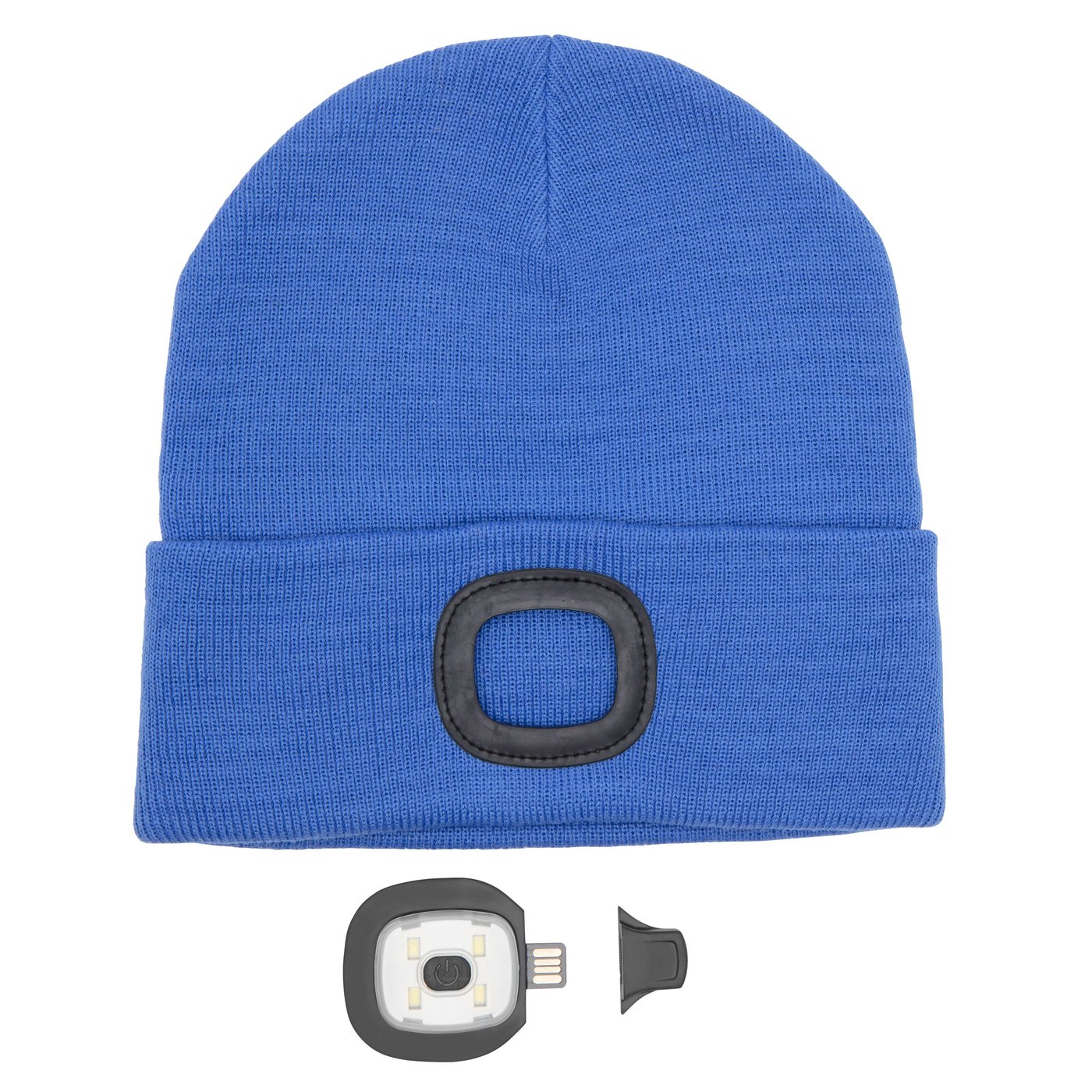 Ledsavers Mössa med LED-lampa Blå