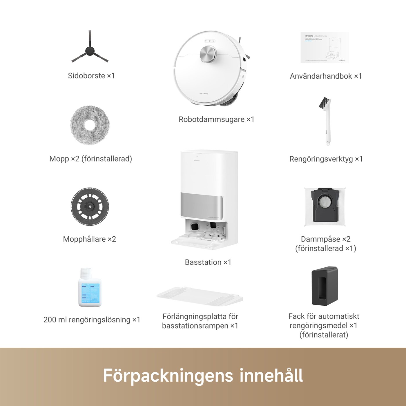 Dreame L10s Ultra Gen 2 robotdammsugare
