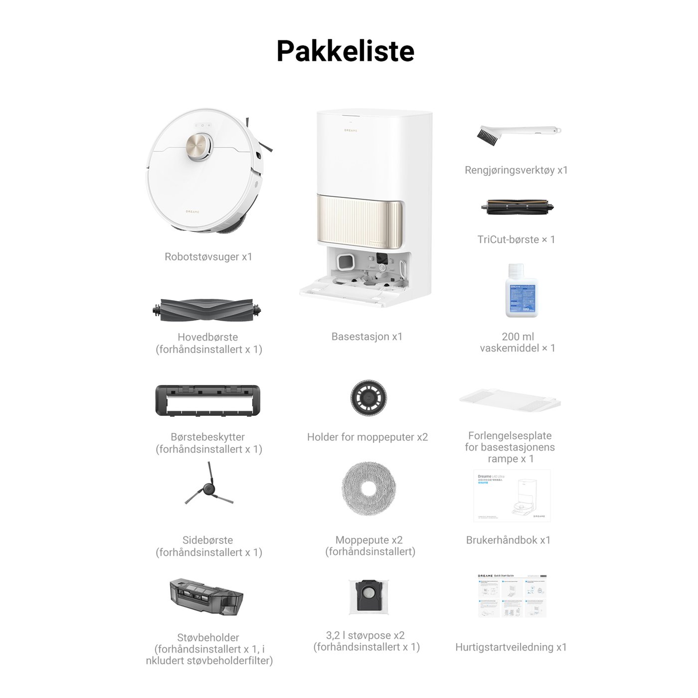 Dreame L40 Ultra Robotstøvsuger