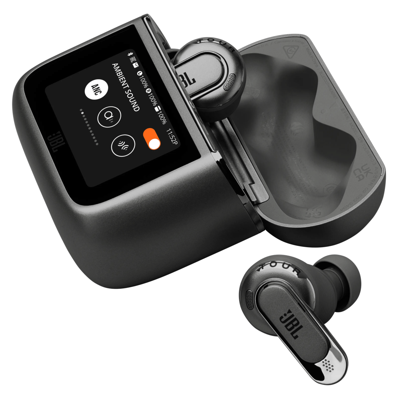 JBL Tour Pro 3 trådløse in-ear-hodetelefoner Svart