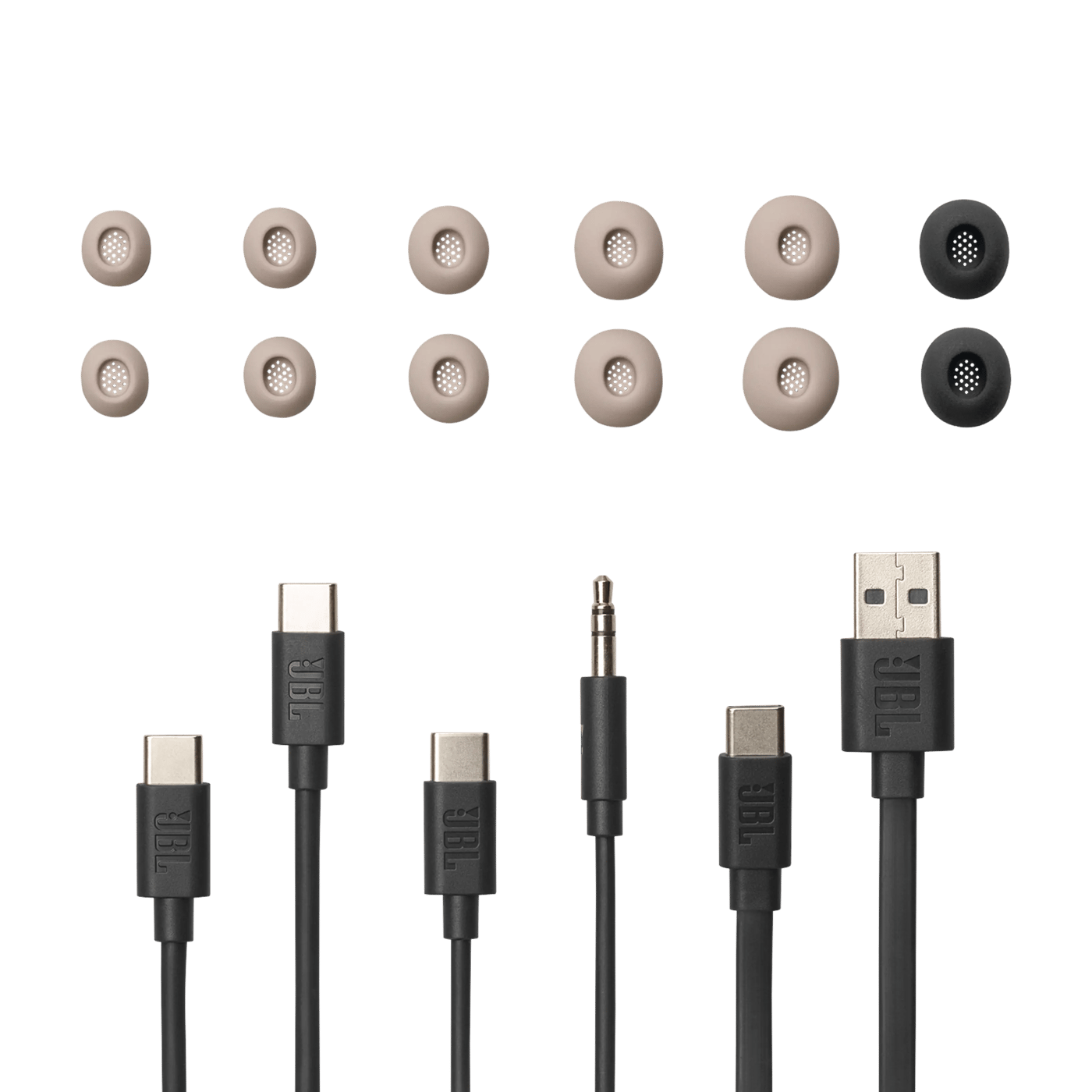 JBL Tour Pro 3 trådløse in-ear-hodetelefoner Latte