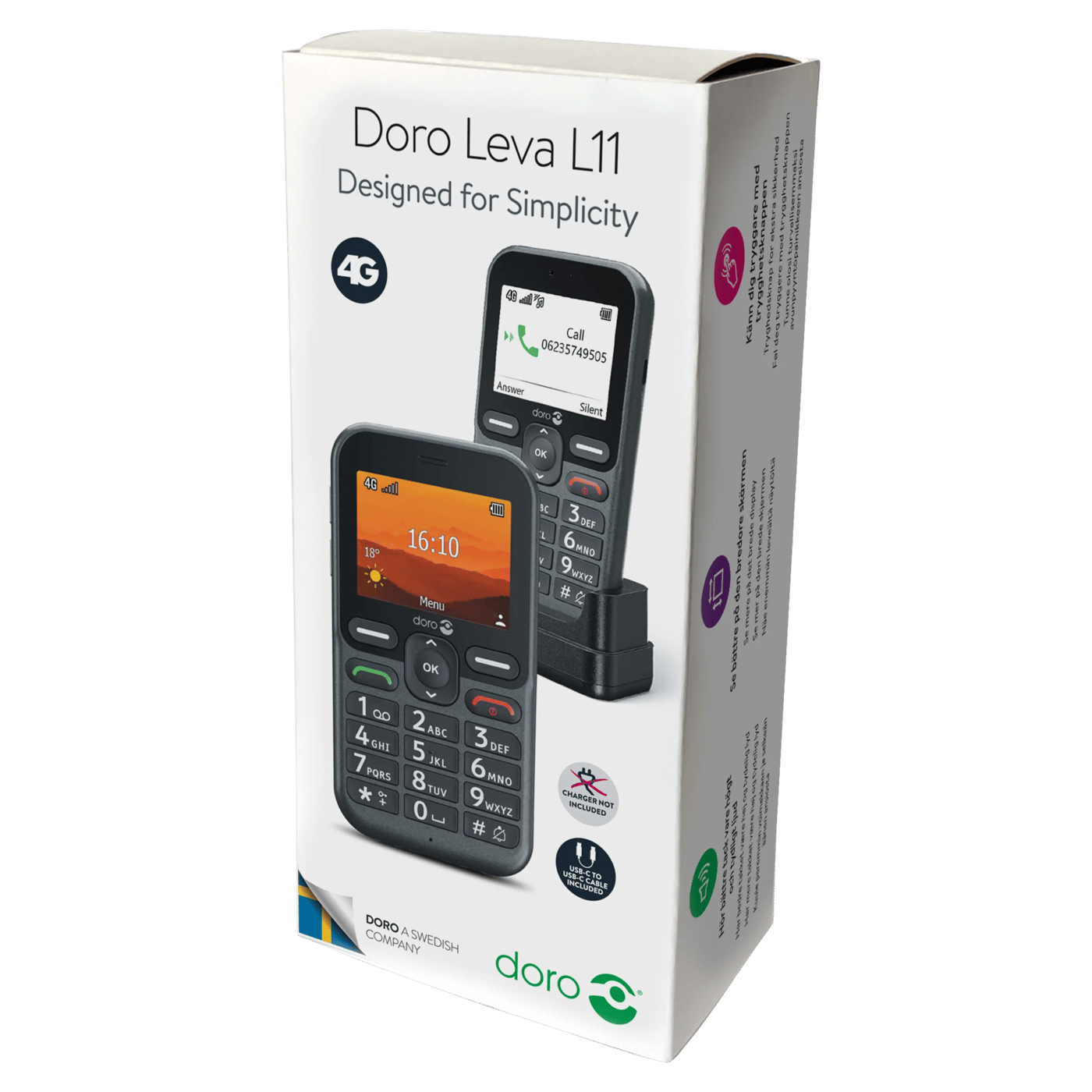 Doro Leva L11 mobiltelefon 4G