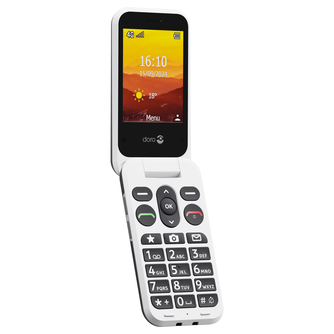 Doro Leva L31 mobiltelefon 4G Svart/vit