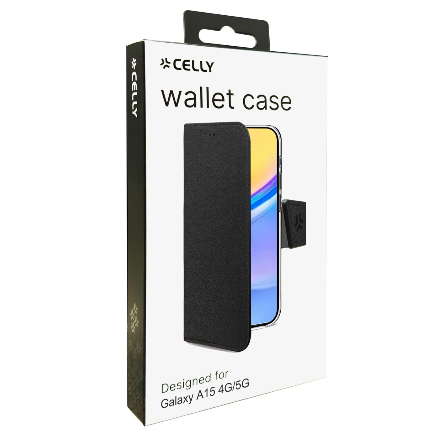 Celly Mobil-lommebok for Galaxy A15 4G/5G
