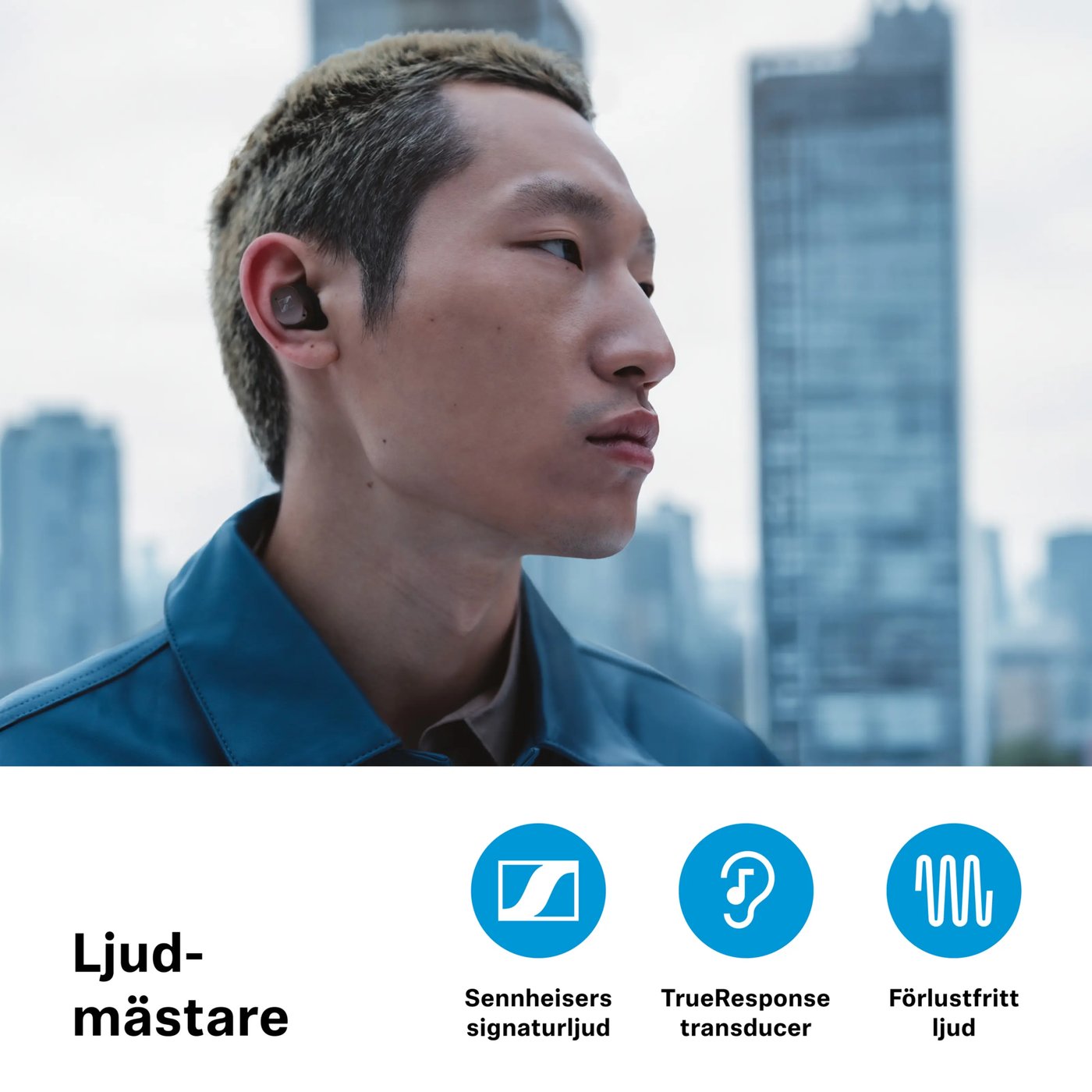 Sennheiser Momentum True Wireless 4 in-ear-hörlurar