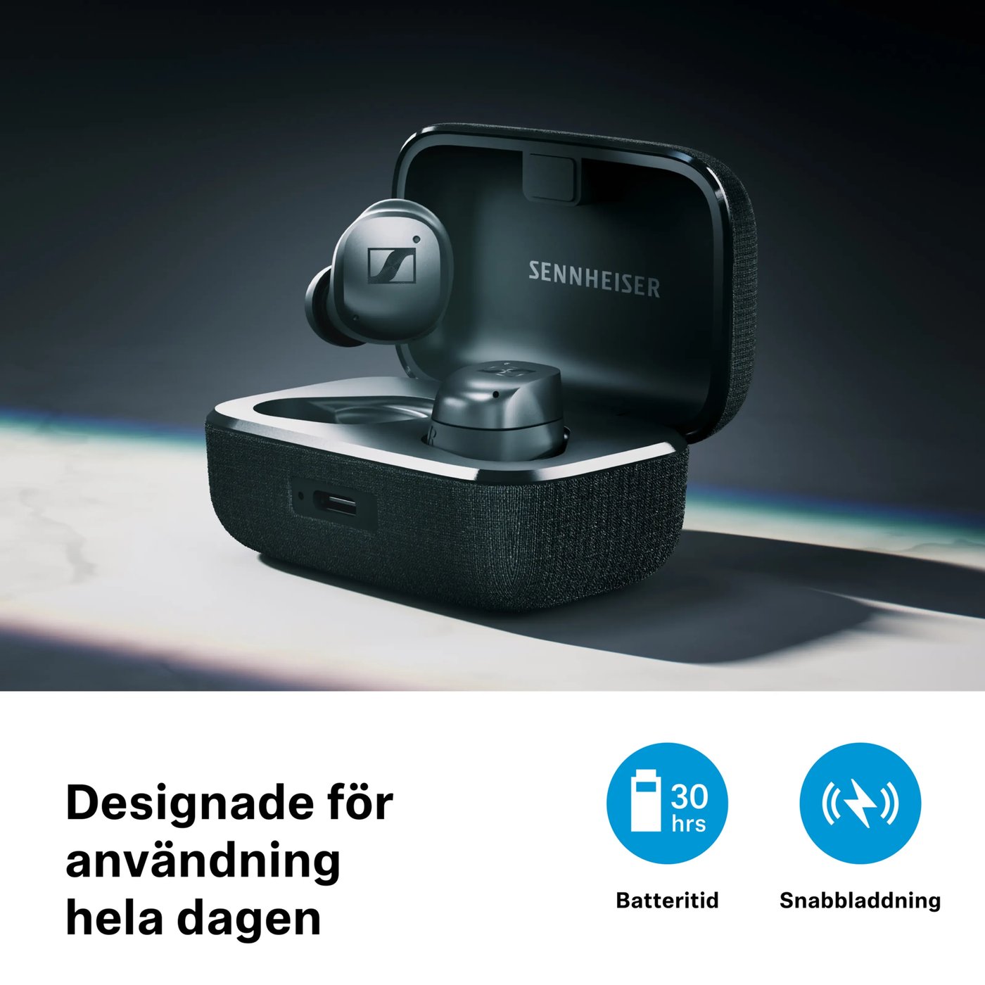 Sennheiser Momentum True Wireless 4 in-ear-hörlurar