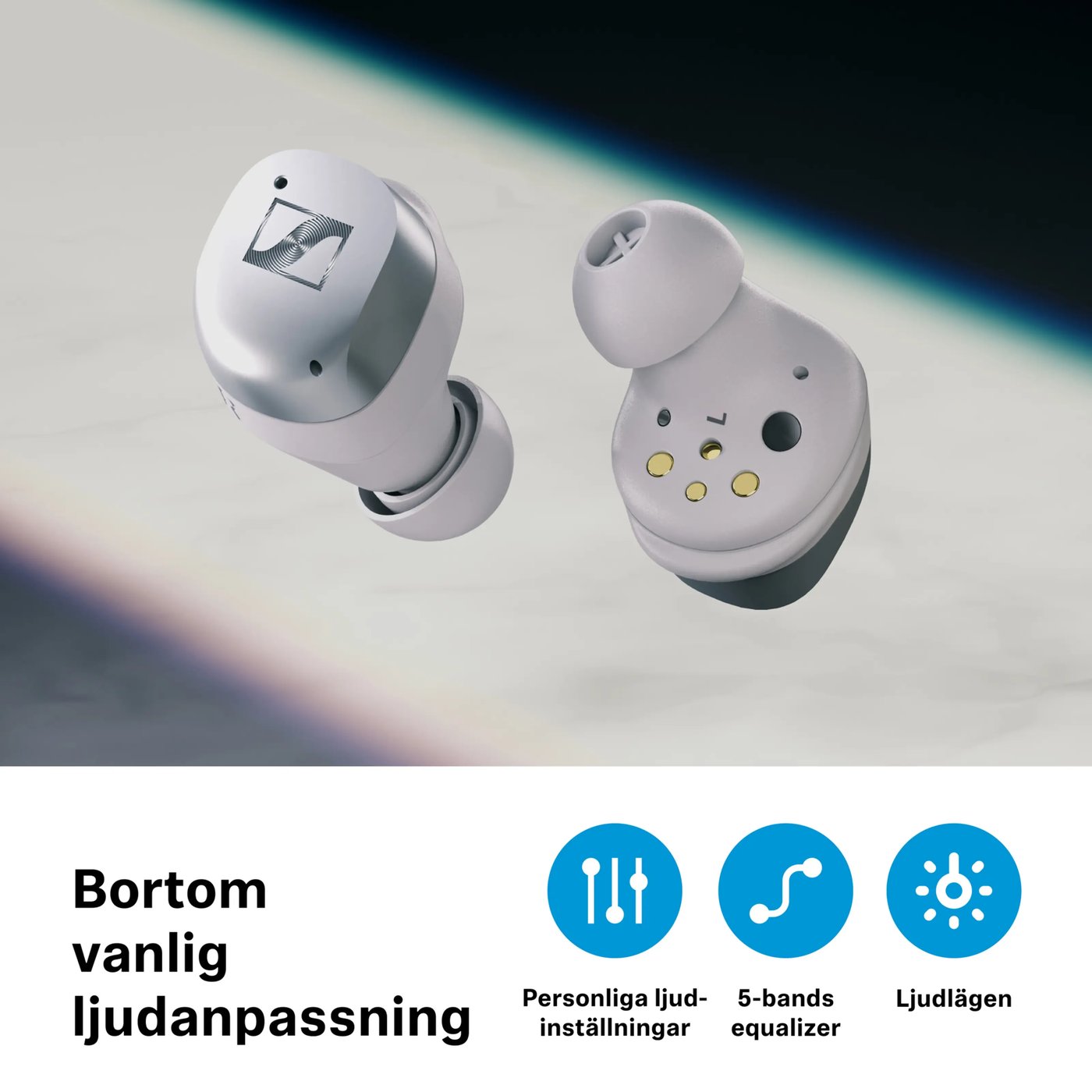 Sennheiser Momentum True Wireless 4 in-ear-hörlurar