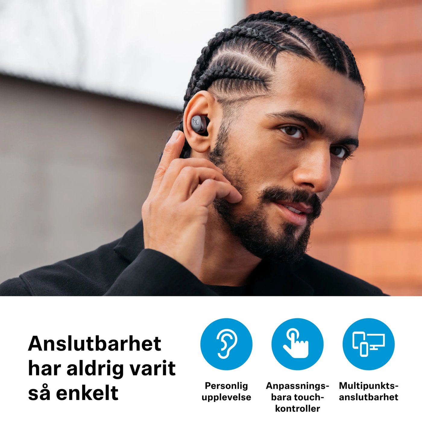 Sennheiser Momentum True Wireless 4 in-ear-hörlurar