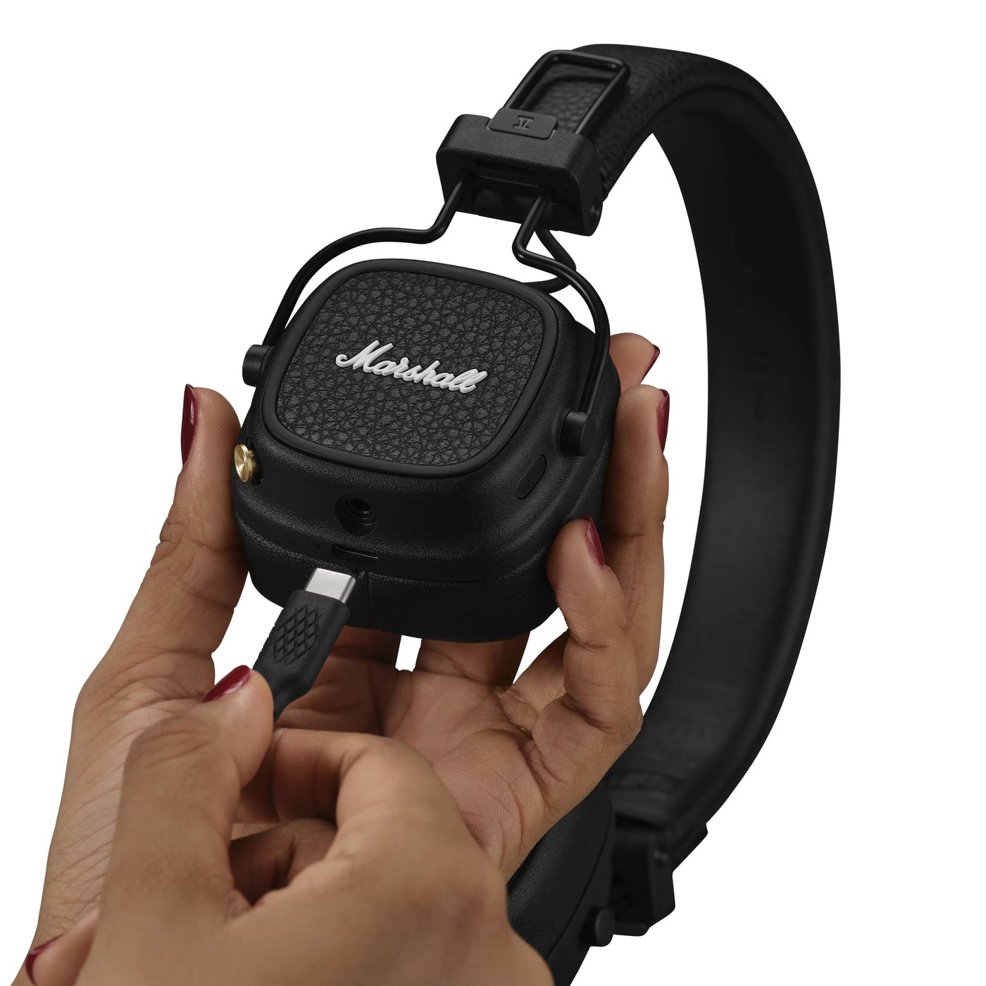 Marshall Major V trådlösa on-ear-hörlurar Black