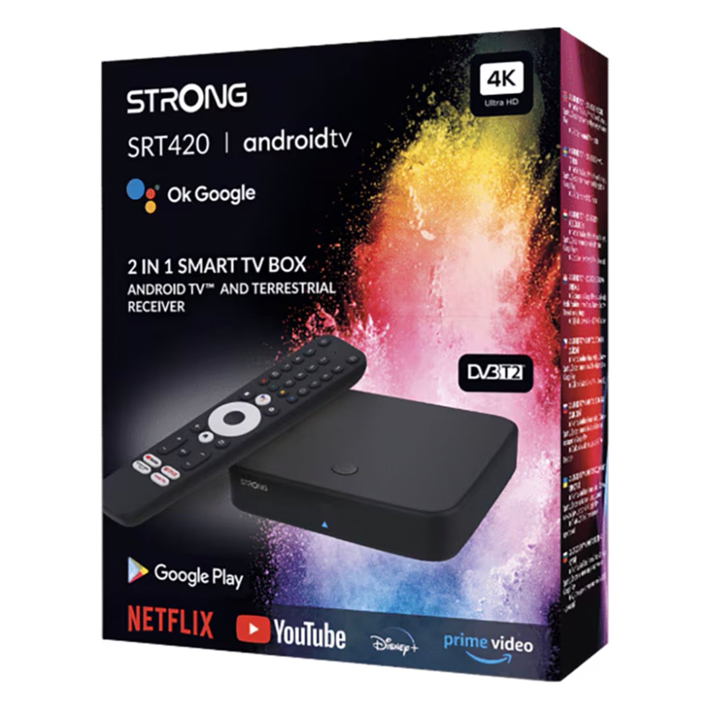 Strong Android TV-box SRT 420 med DVB-T2-mottaker