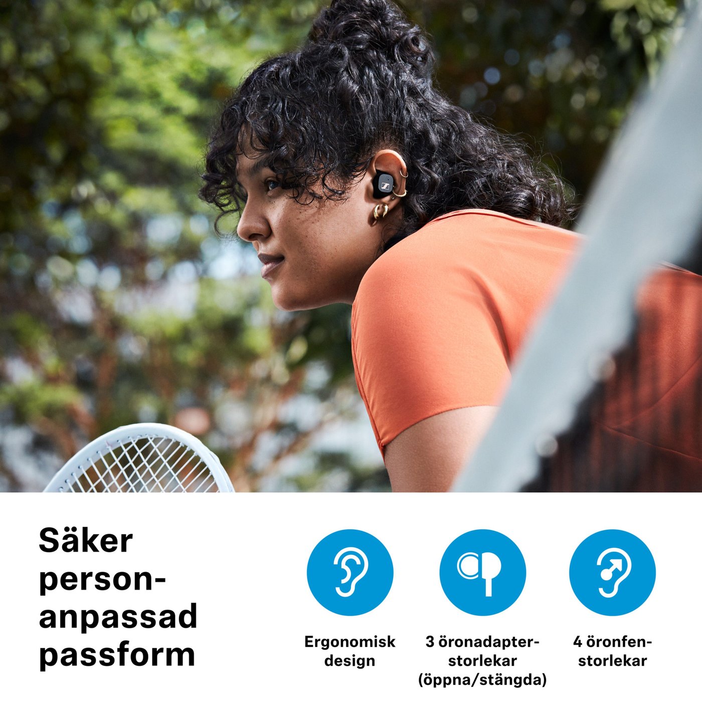 Sennheiser Sport True Wireless-hörlurar