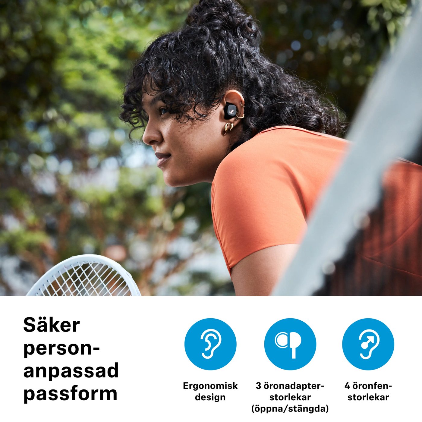 Sennheiser Sport trådløse in-ear-hodetelefoner
