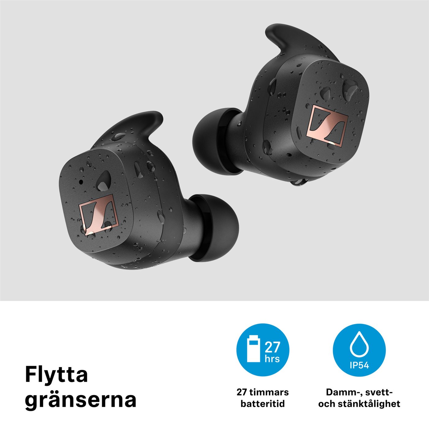 Sennheiser Sport True Wireless-hörlurar