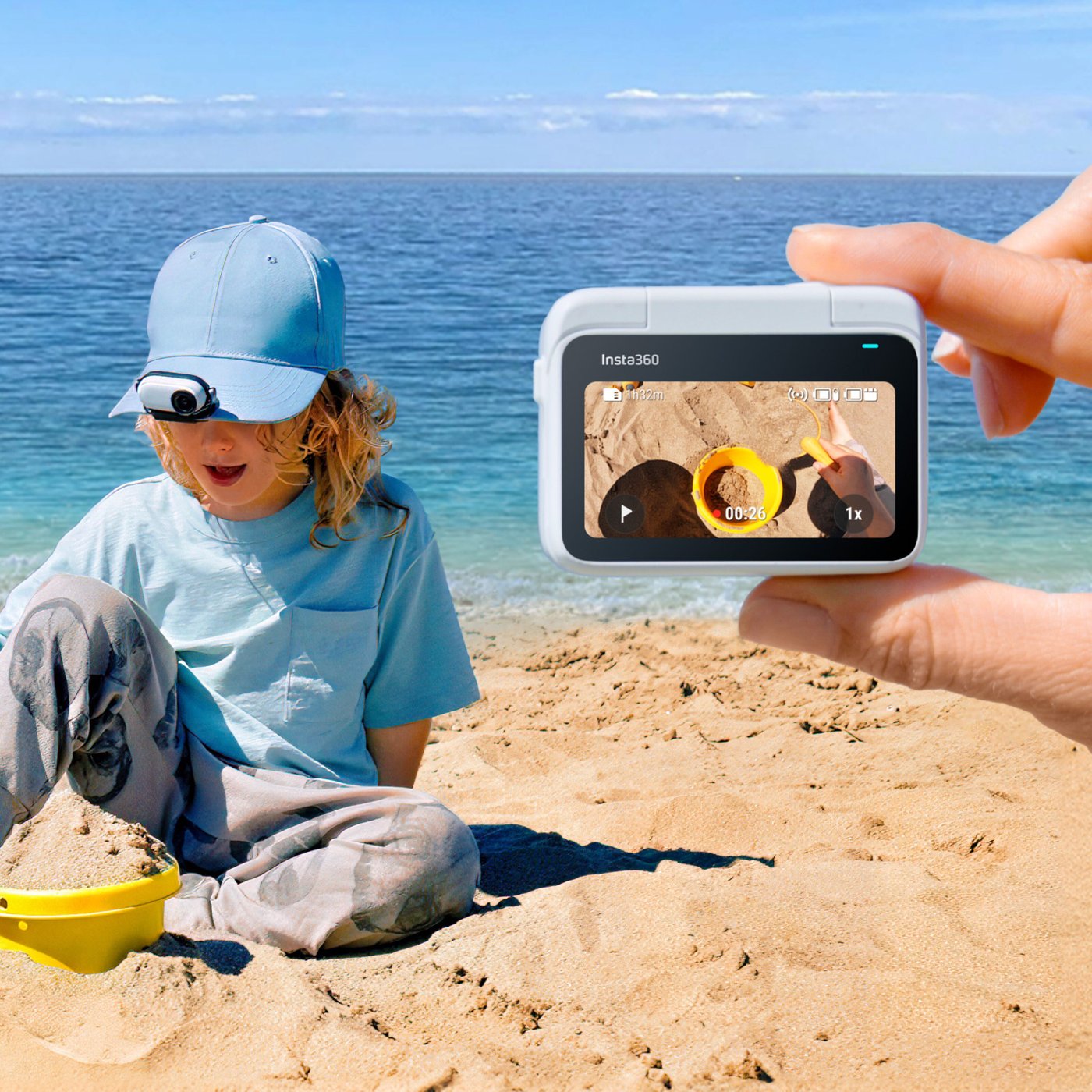 Insta360 Go 3S Actionkamera 64 GB Hvit