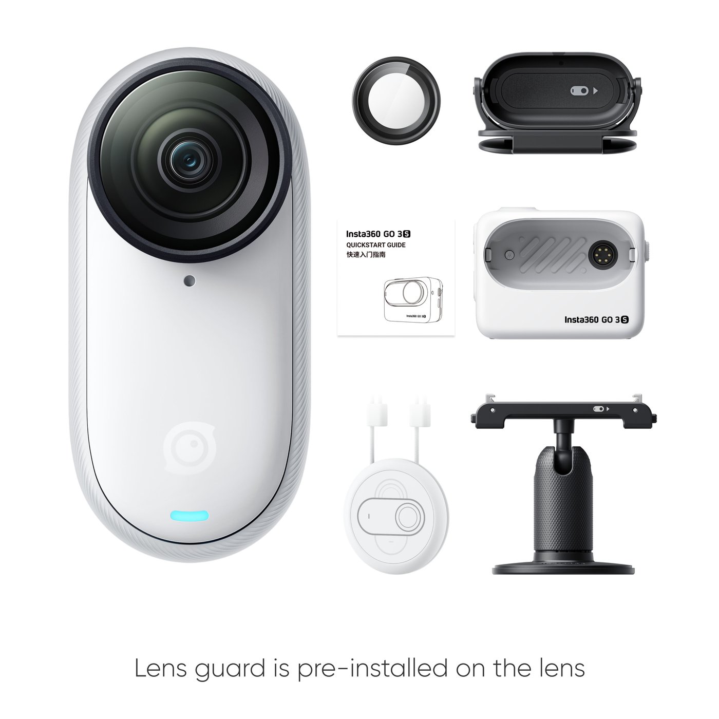 Insta360 Go 3S Actionkamera 64 GB Hvit