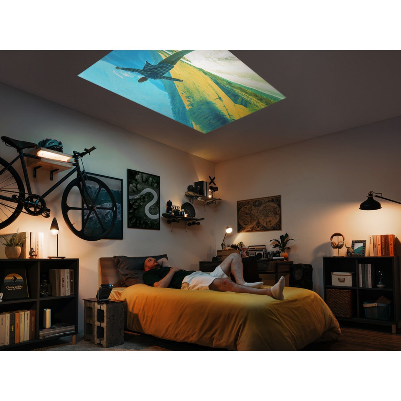 ViewSonic Portabel projektor M1XG med Harman Kardon-högtalare