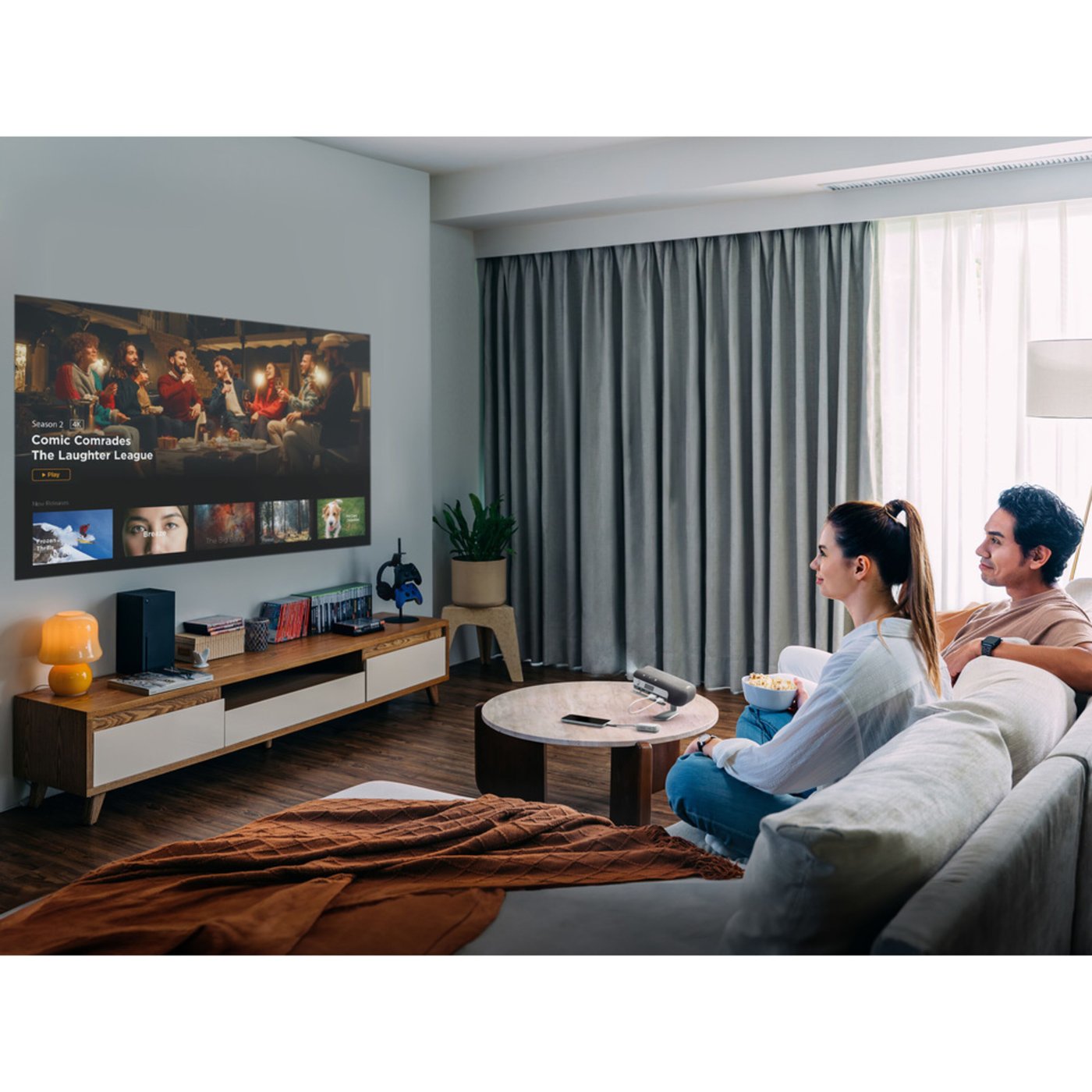 ViewSonic Portabel projektor M1XG med Harman Kardon-högtalare