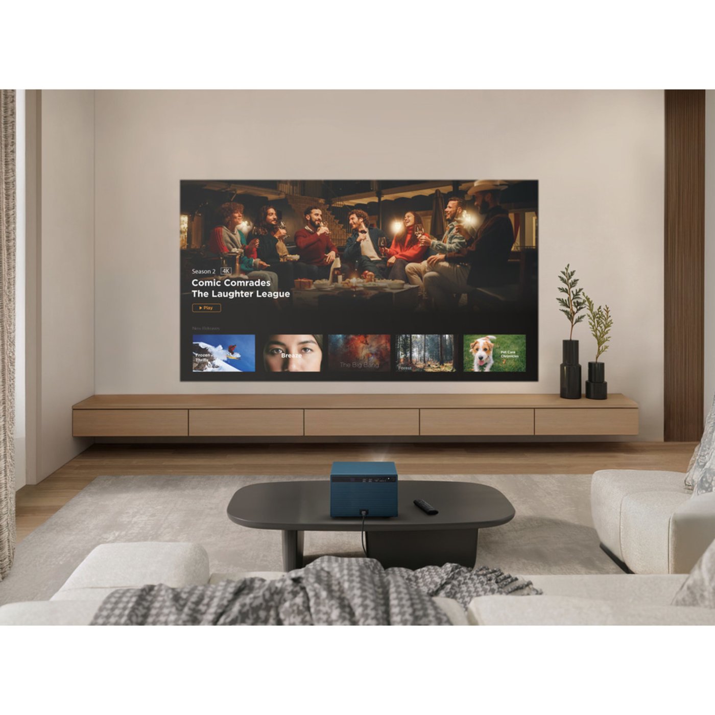 ViewSonic Smart Full HD-projektor LX60HDN med Google TV