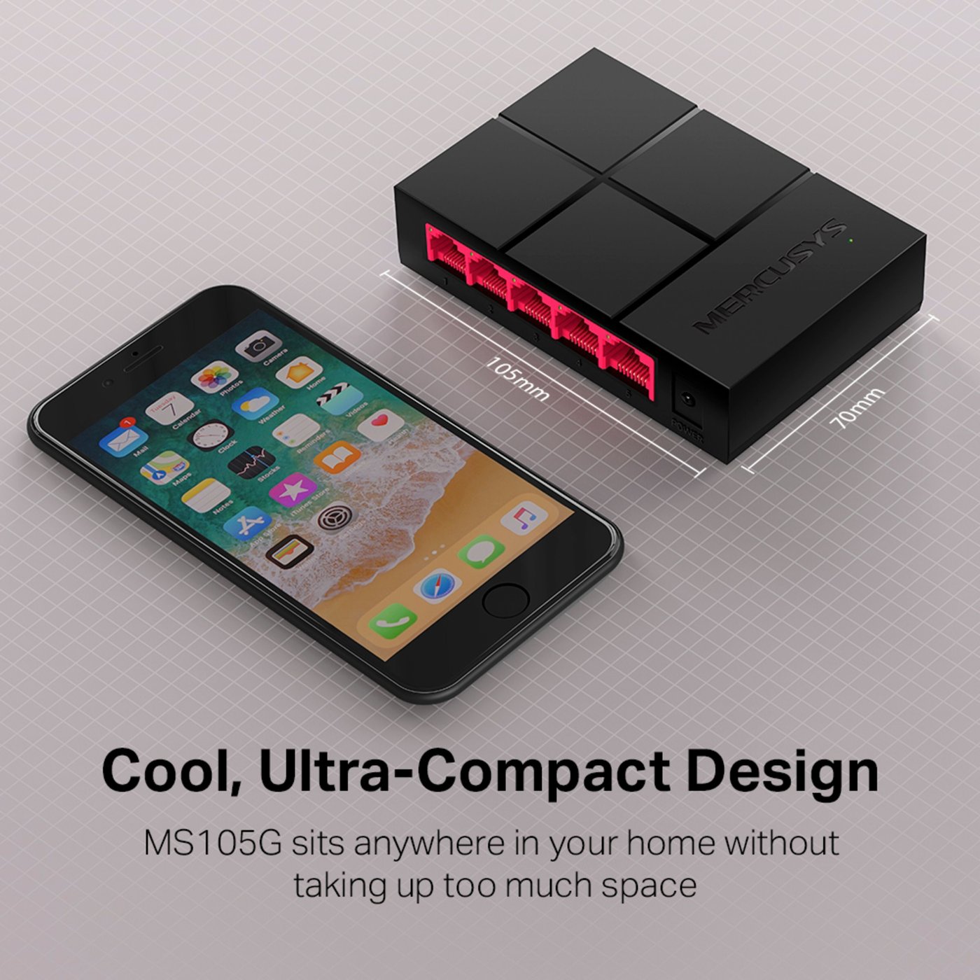 Mercusys MS105G 5-porters gigabitswitch