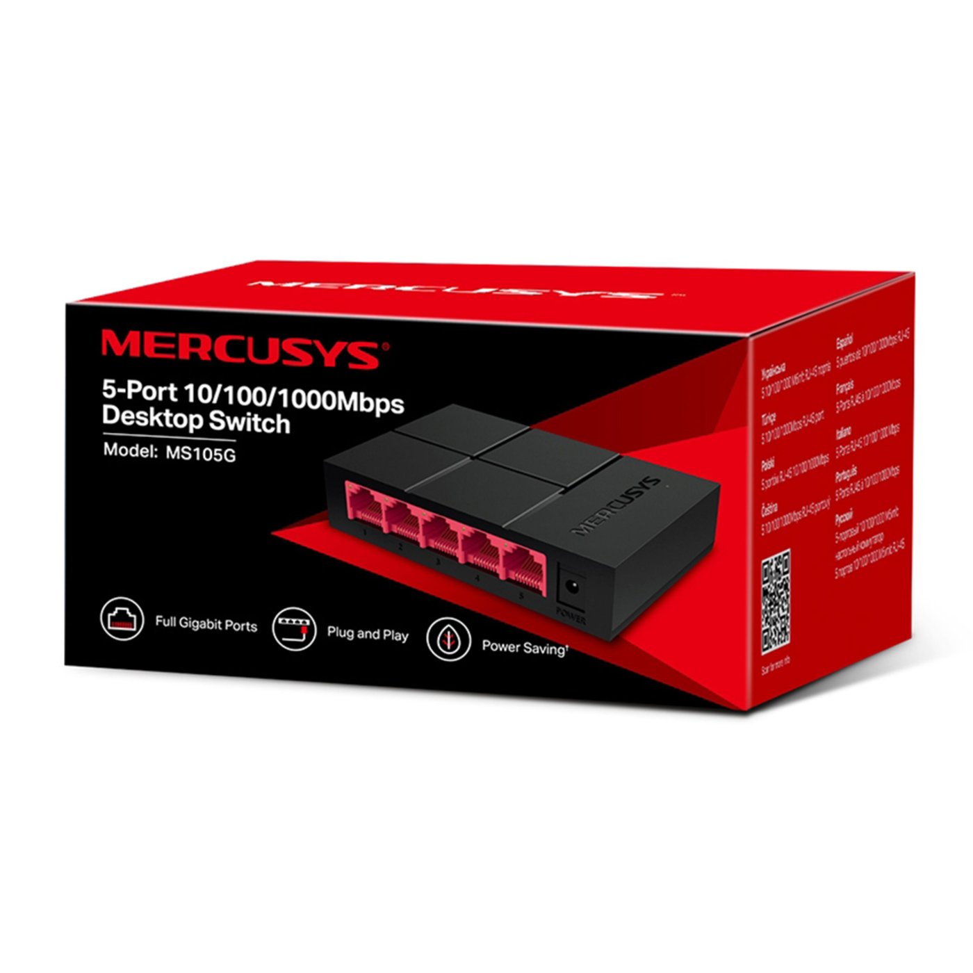 Mercusys MS105G 5-porters gigabitswitch