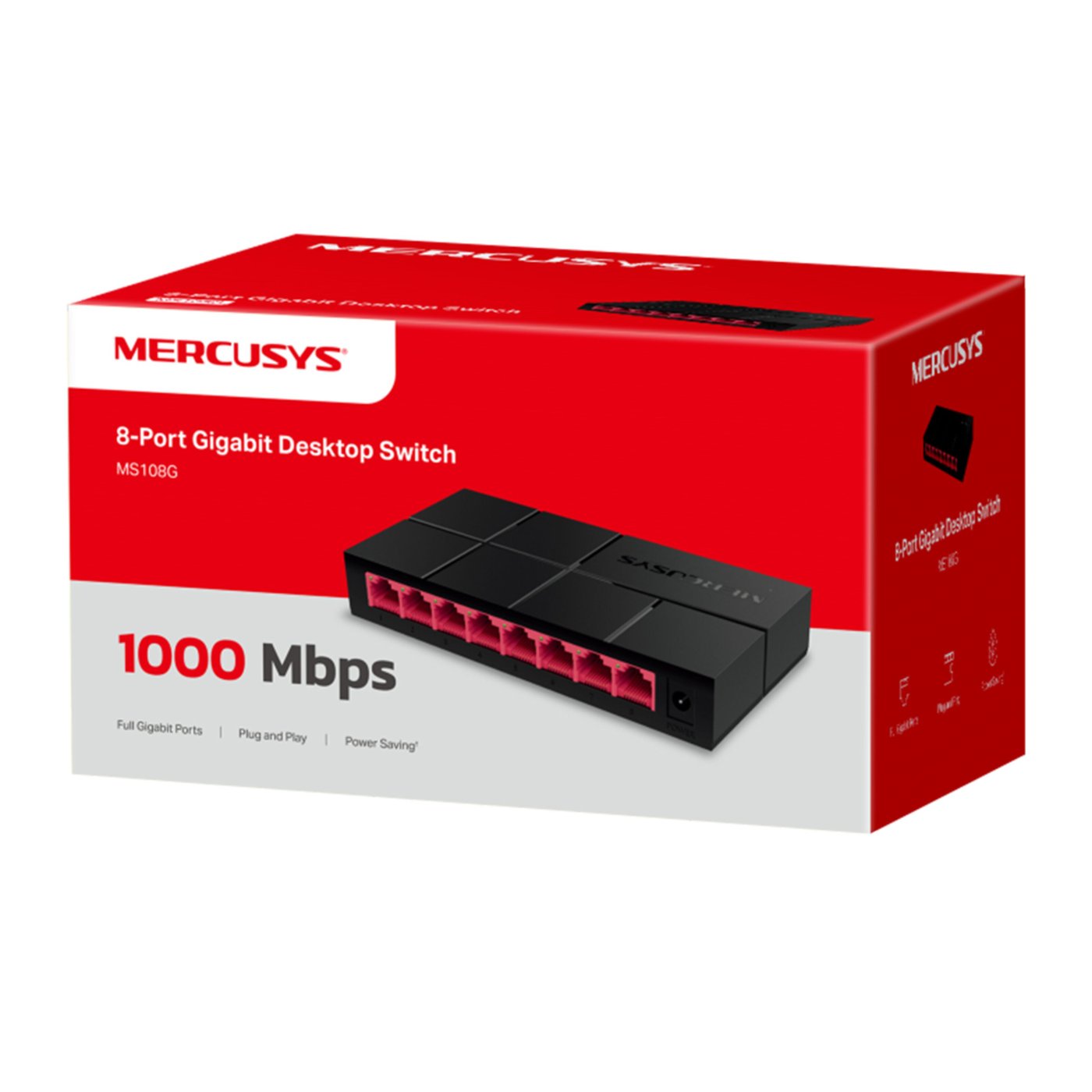 Mercusys Gigabitswitch 8 porter