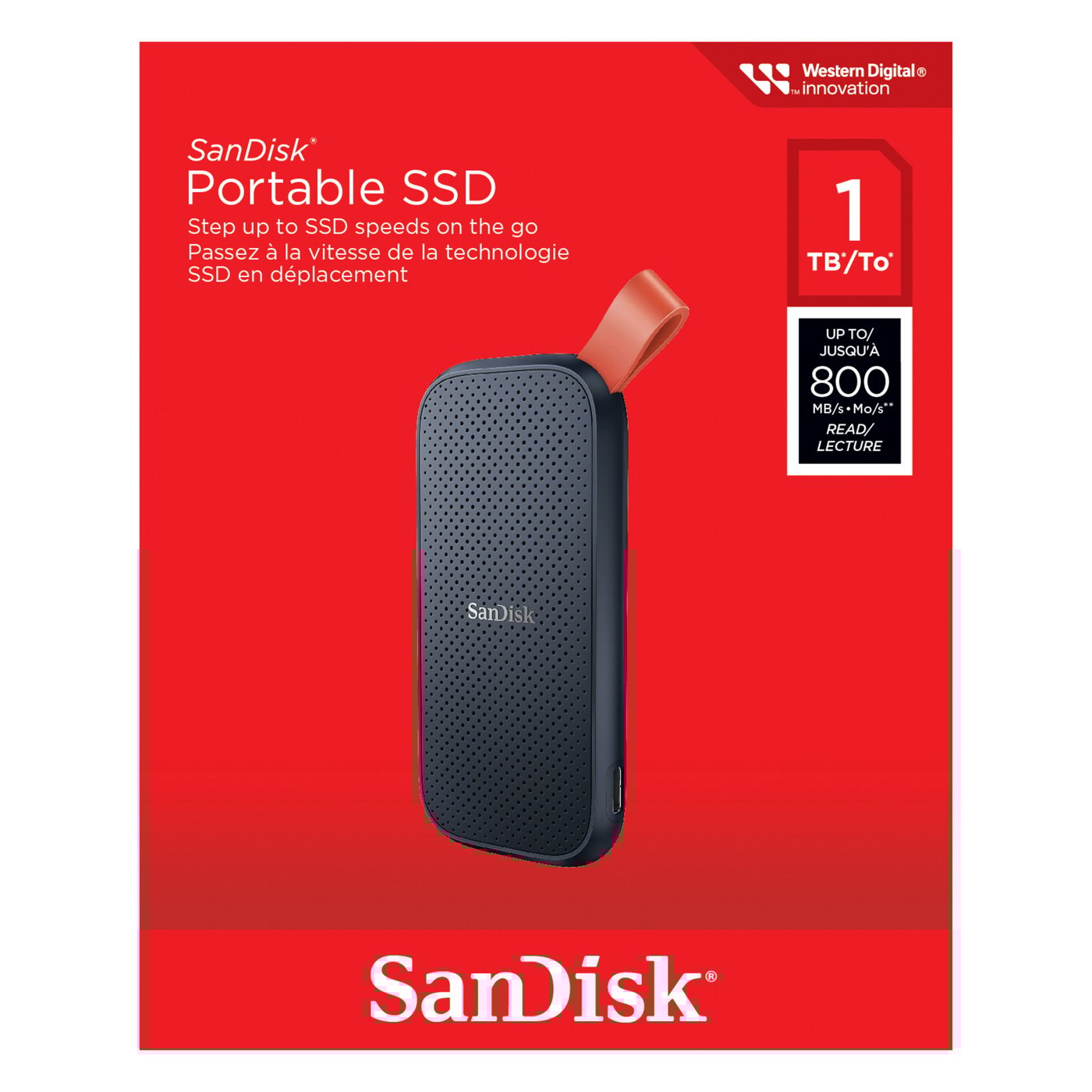 Sandisk Portabel SSD-harddisk 1 TB