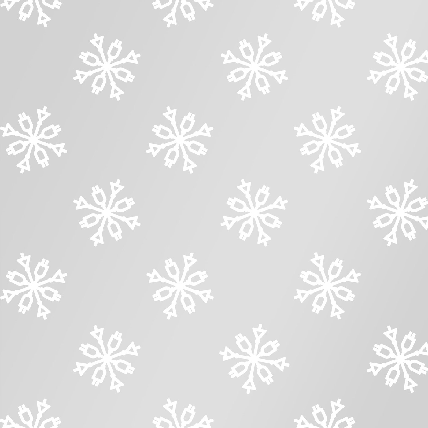 Julegavepapir - snøstjerner