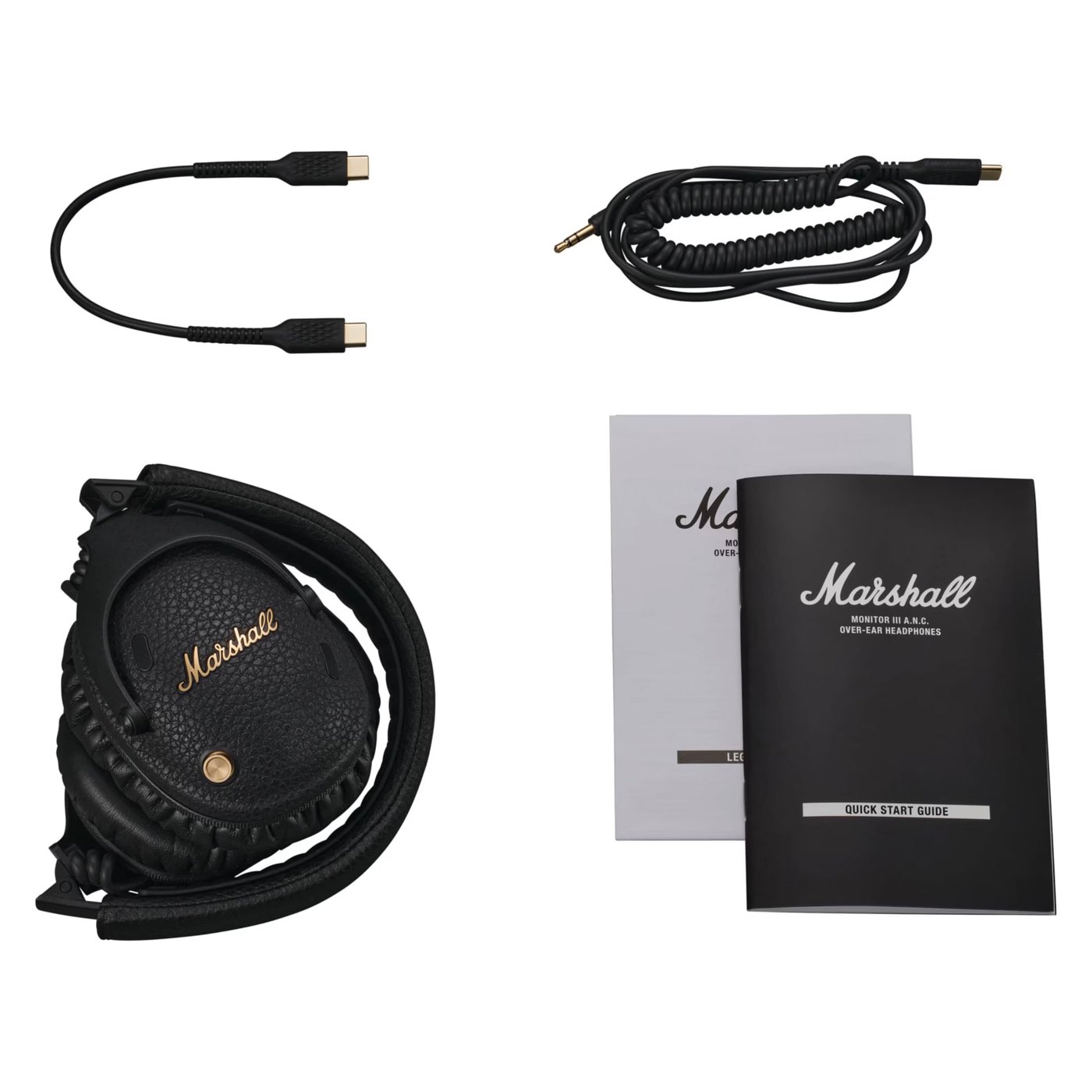 Marshall Monitor III A.N.C. Trådløse over-ear-hodetelefoner - Svart