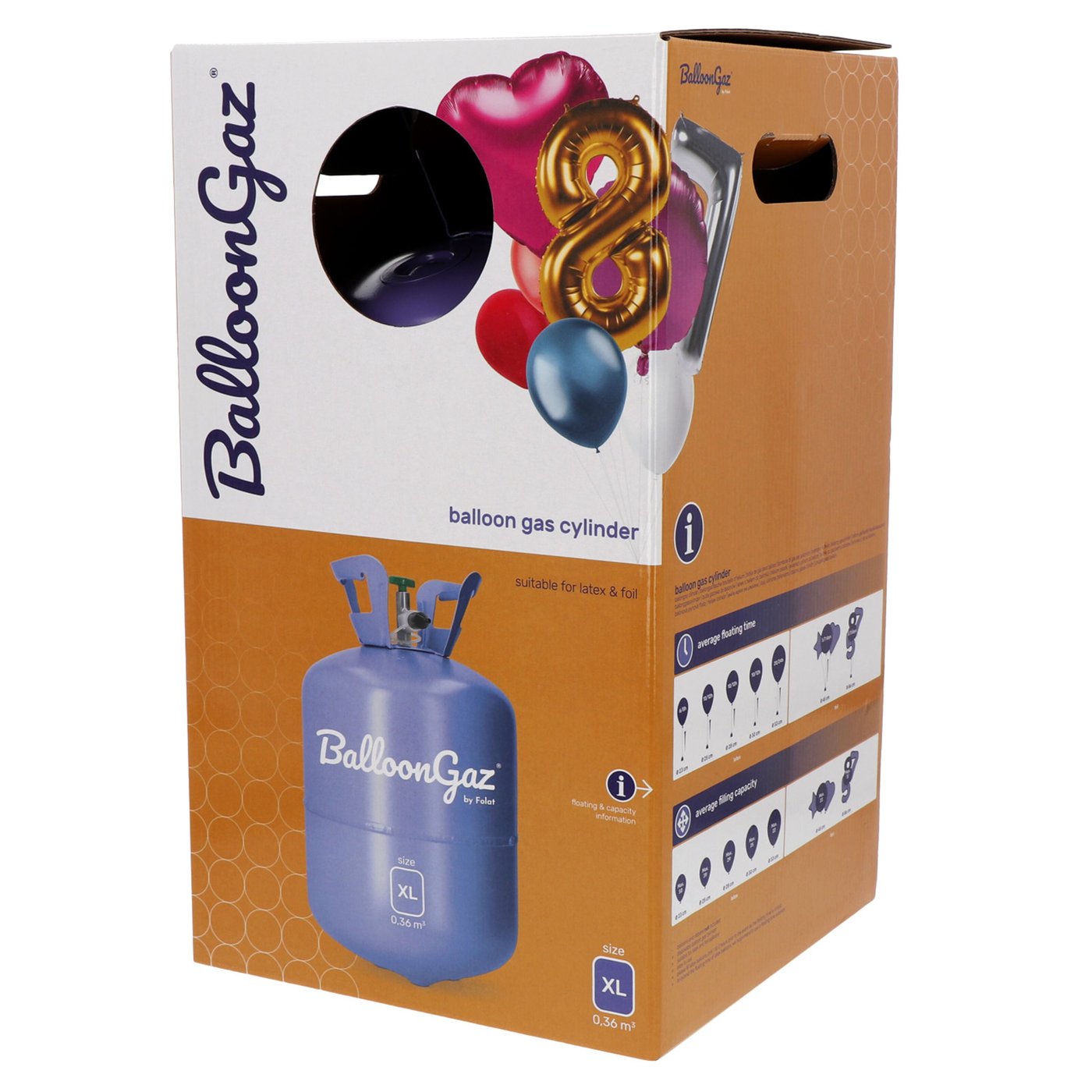 Heliumtank XL (ca. 50 ballonger)