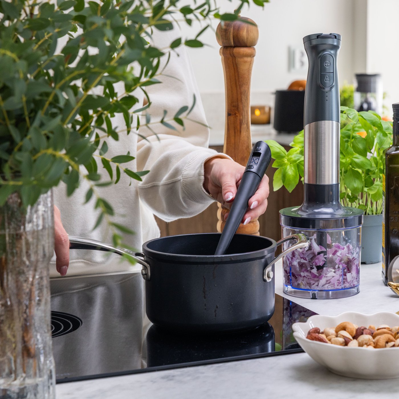 Rubicson Slickepott med termometer