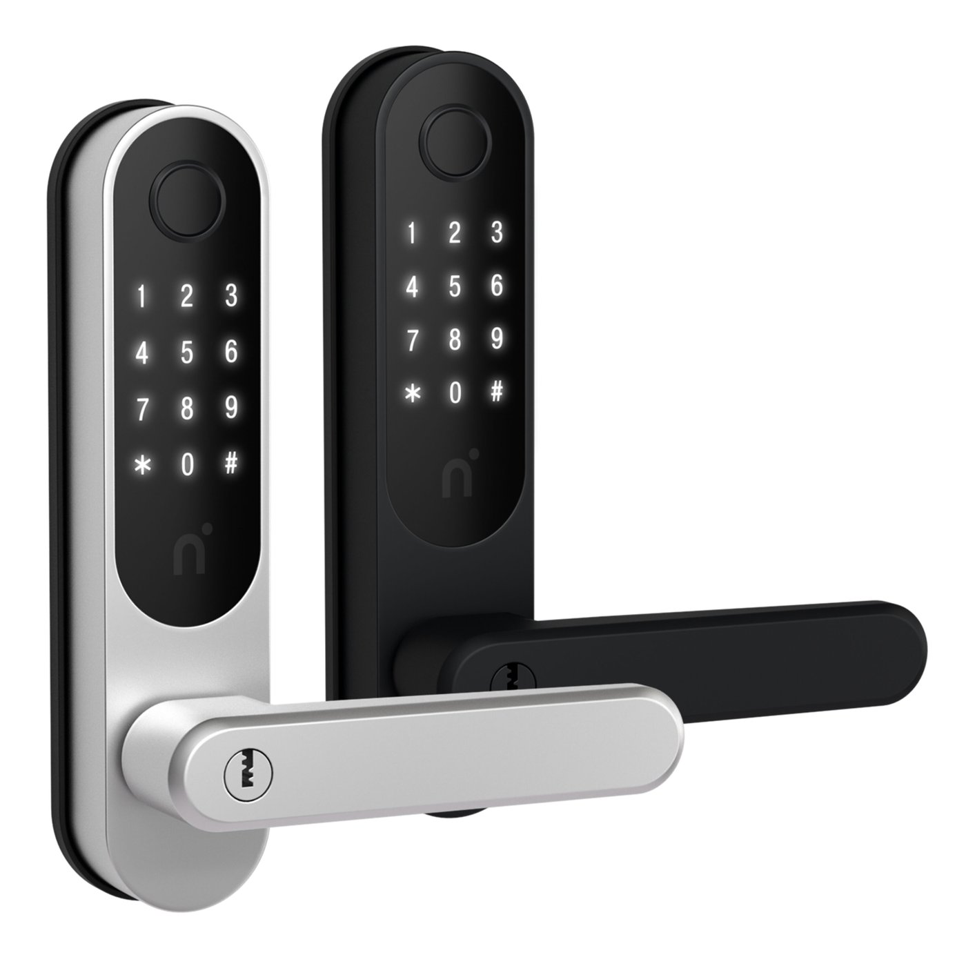 Nimly Touch Pro Elektronisk dørlås med fingeravtrykksleser Ultimate Black