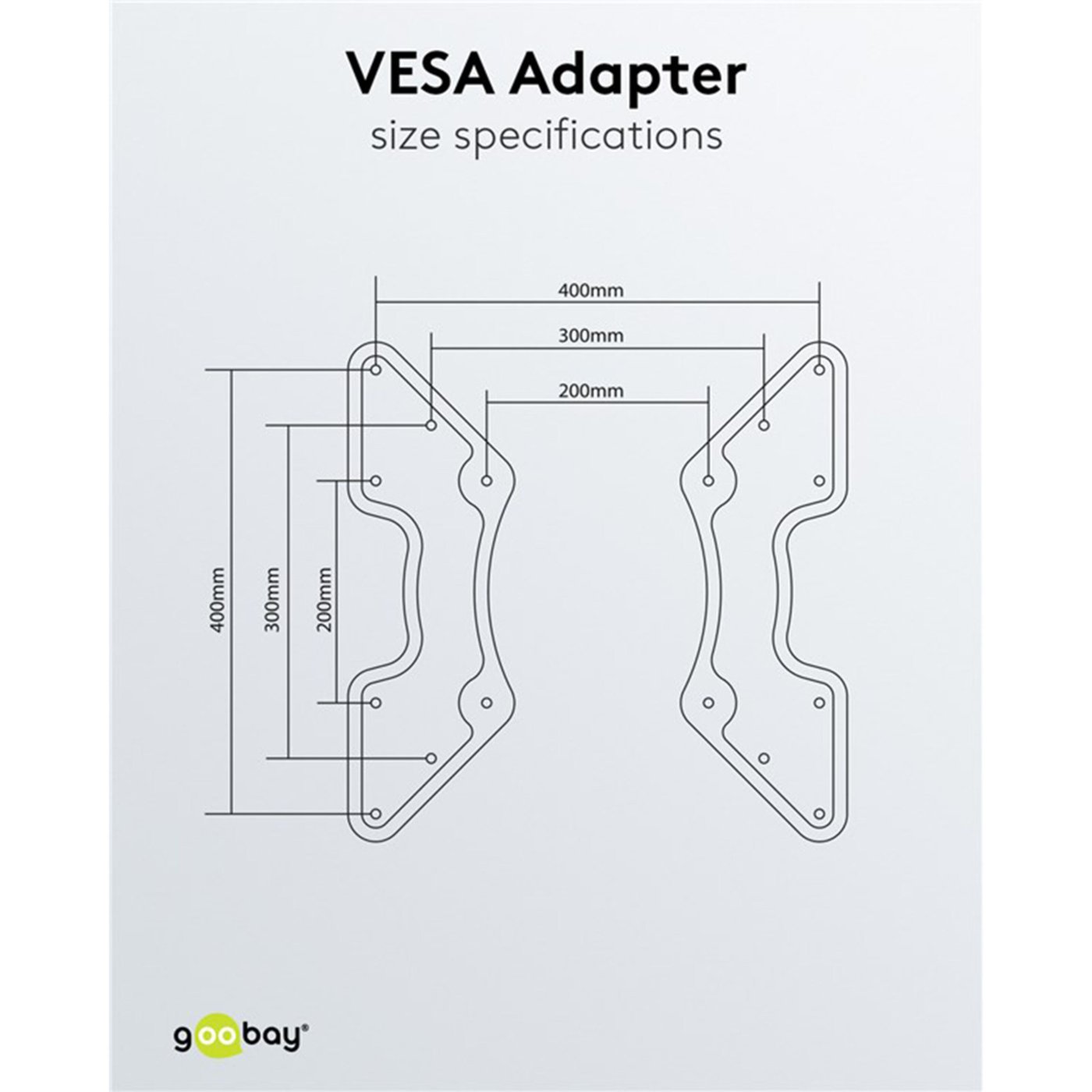 Adapter för VESA-fäste