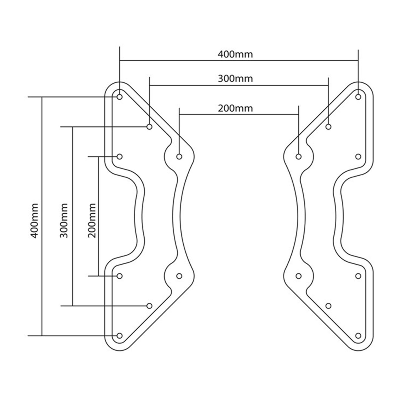 Adapter för VESA-fäste