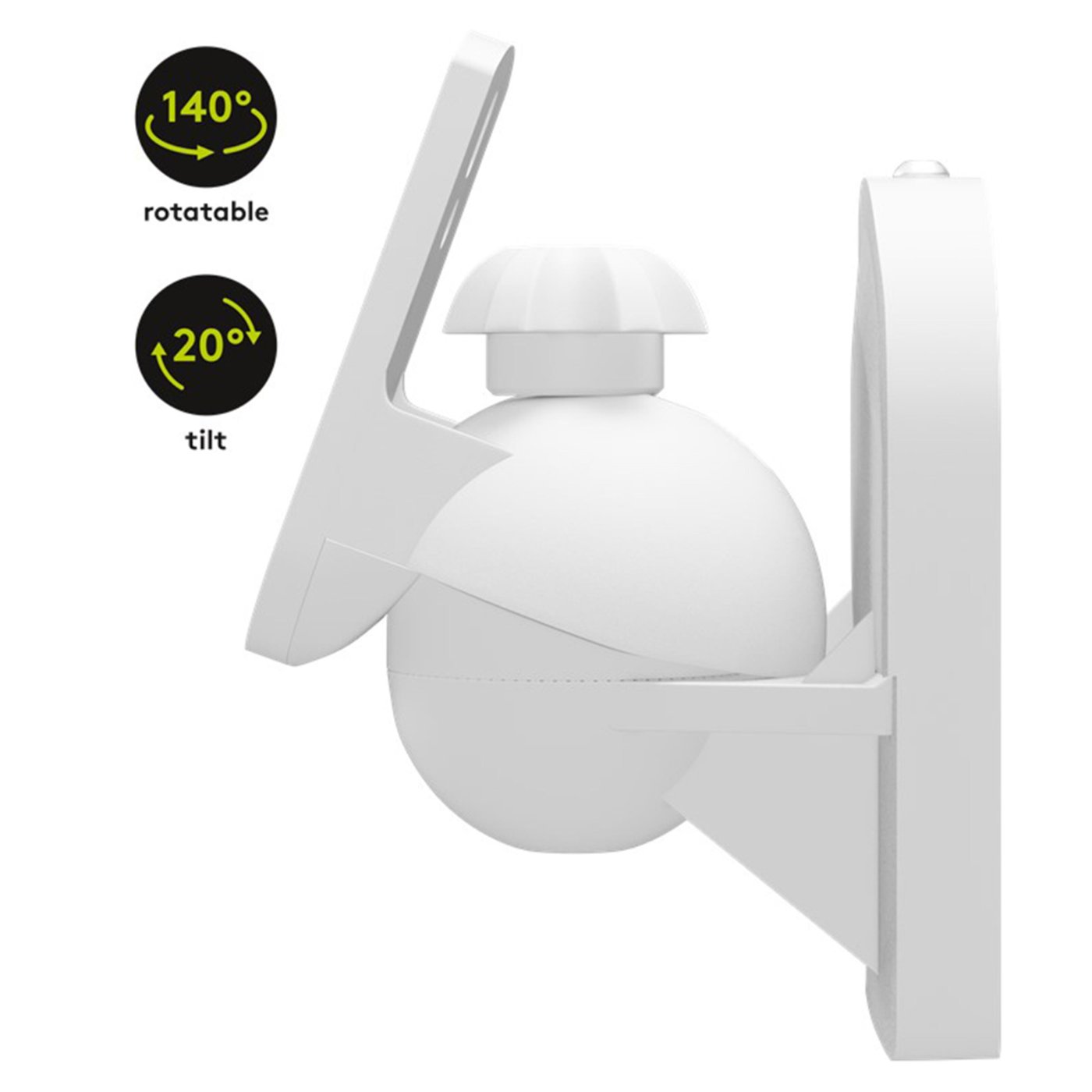 2-pack Högtalarfäste Vit