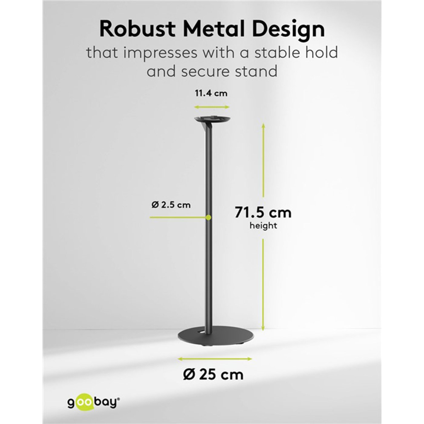 Høyttalerstativ for Sonos Era 100 2-pakke Svart