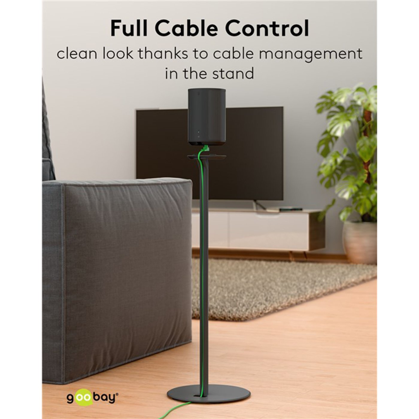 Høyttalerstativ for Sonos Era 100 2-pakke Svart