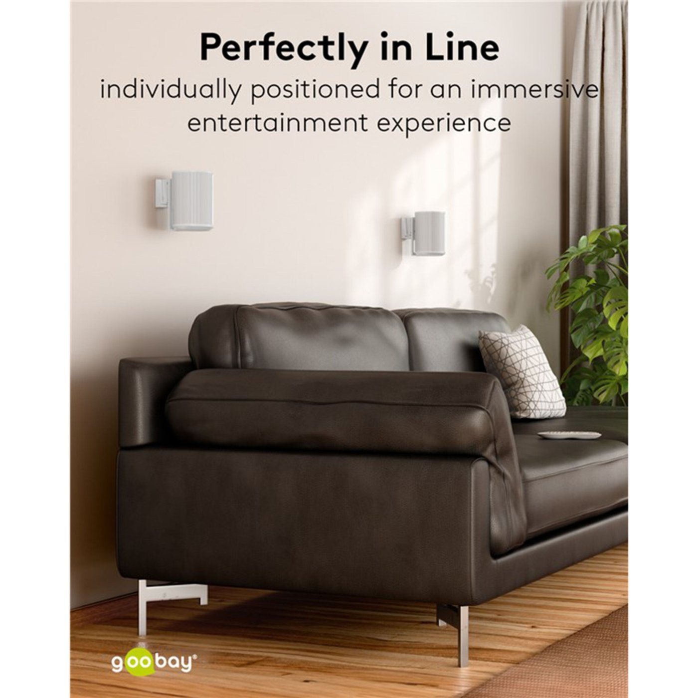 2-pack Högtalarfäste för Sonos Era 100 Vit