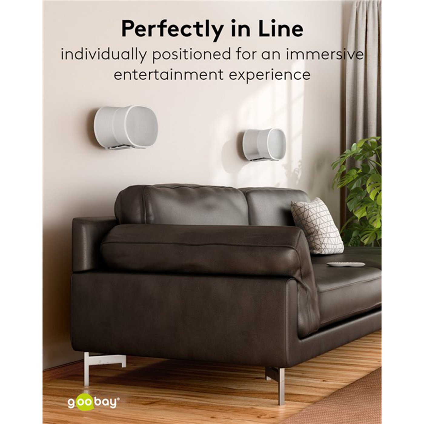 2-pack Högtalarfäste för Sonos Era 300 Vit