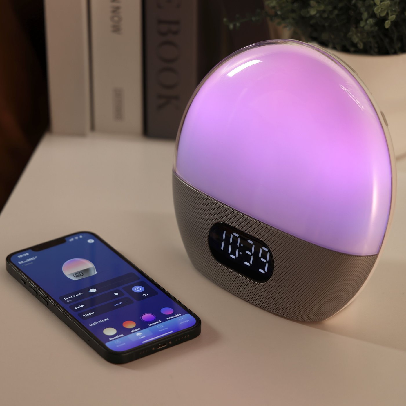 WiiM Wake-up light med vekkerklokke