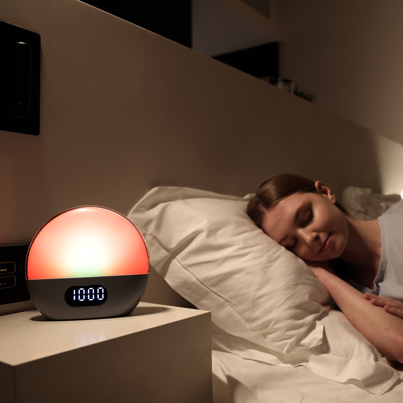 WiiM Wake-up light med vekkerklokke