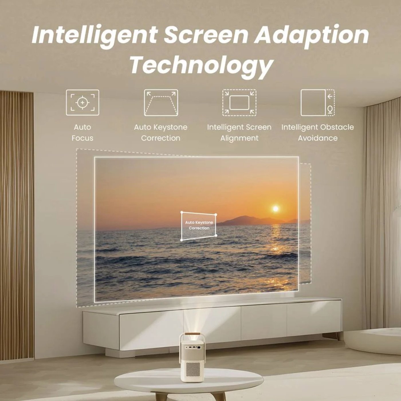 Yaber T2 Plus Bärbar
Full HD-projektor